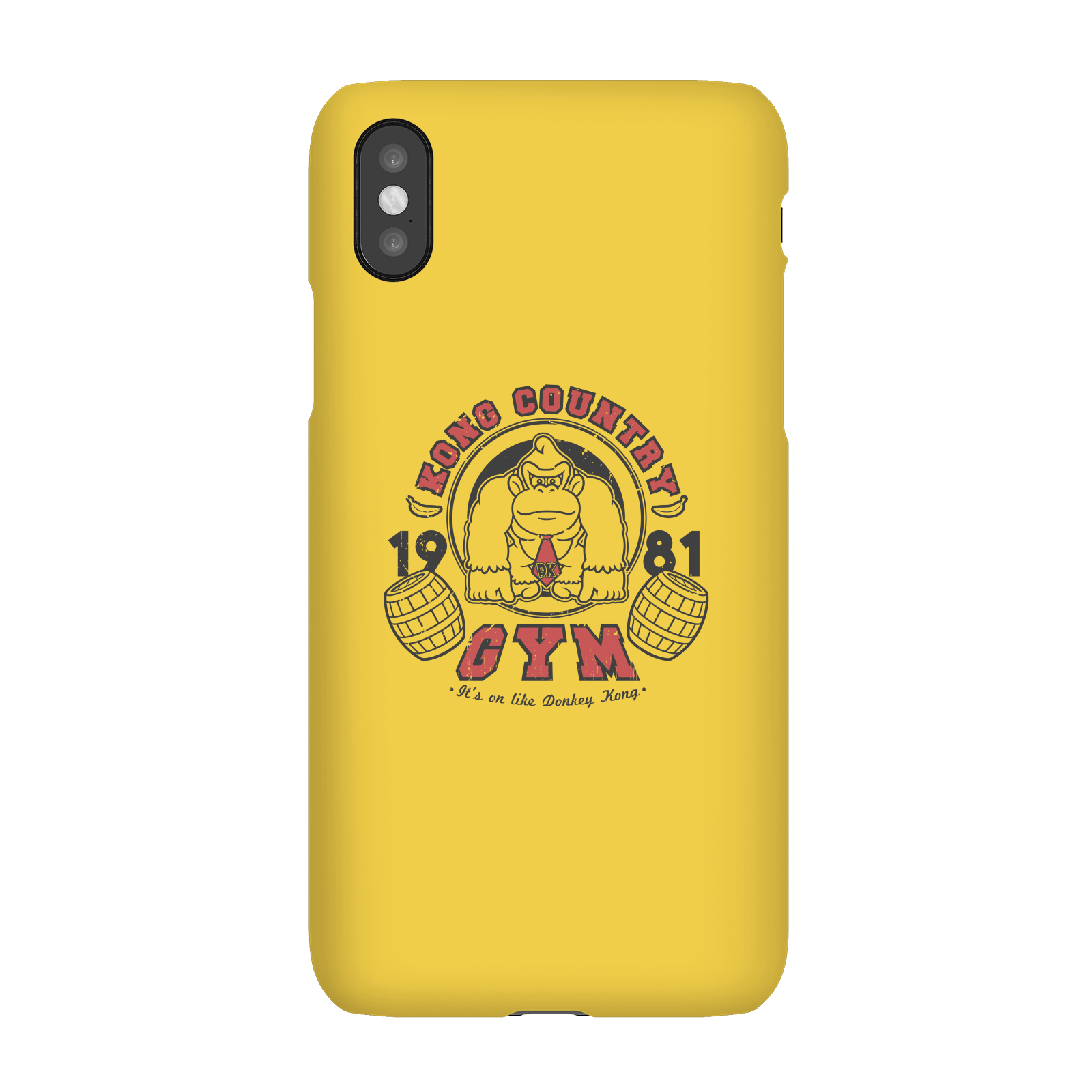 Nintendo Donkey Kong Gym Phone Case - iPhone X - Snap Case - Matte