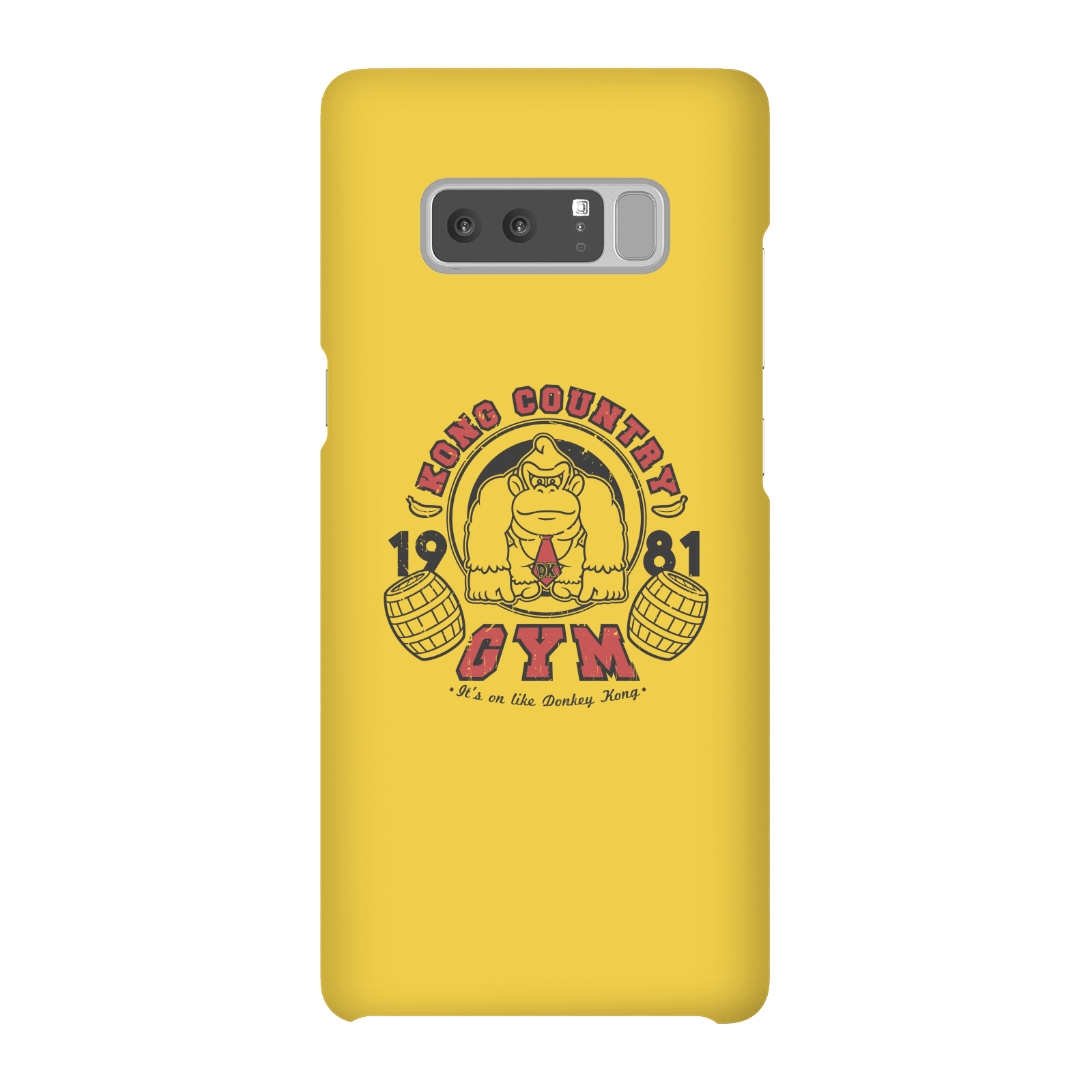 Nintendo Donkey Kong Gym Phone Case - Samsung Note 8 - Snap Case - Matte