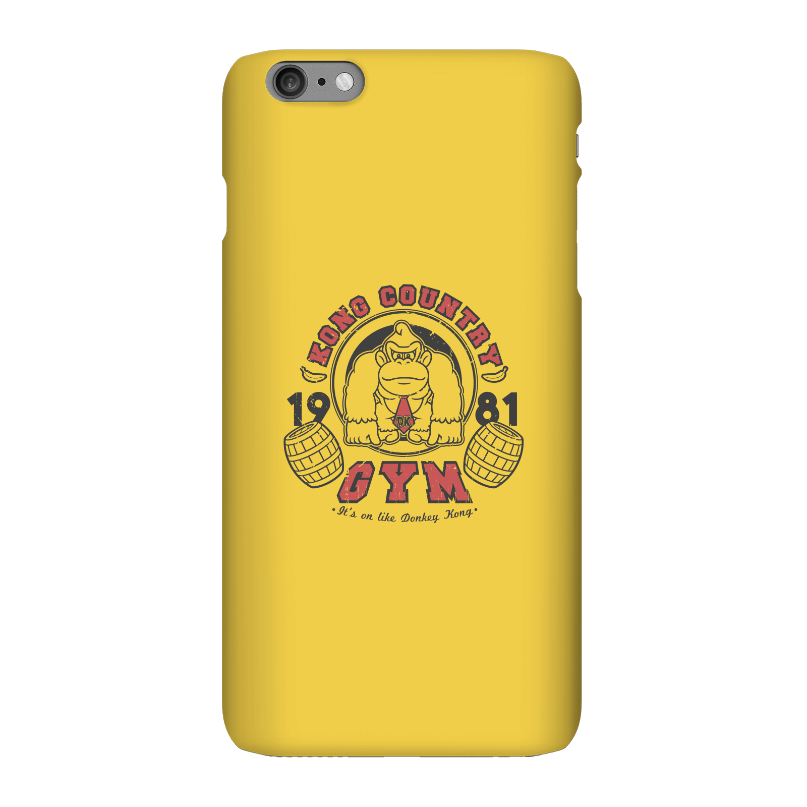 Nintendo Donkey Kong Gym Phone Case - iPhone 6 Plus - Snap Case - Gloss