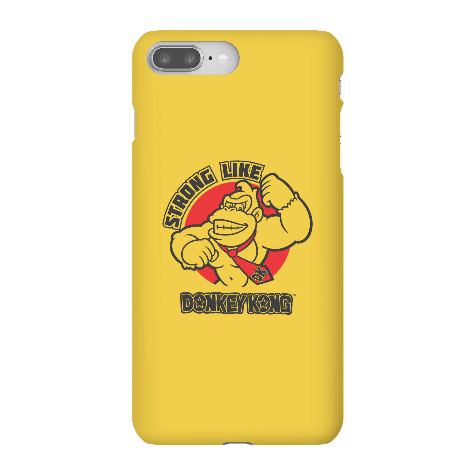 Nintendo Donkey Kong Strong Like Donkey Kong Phone Case - iPhone 8 Plus - Snap Case - Gloss