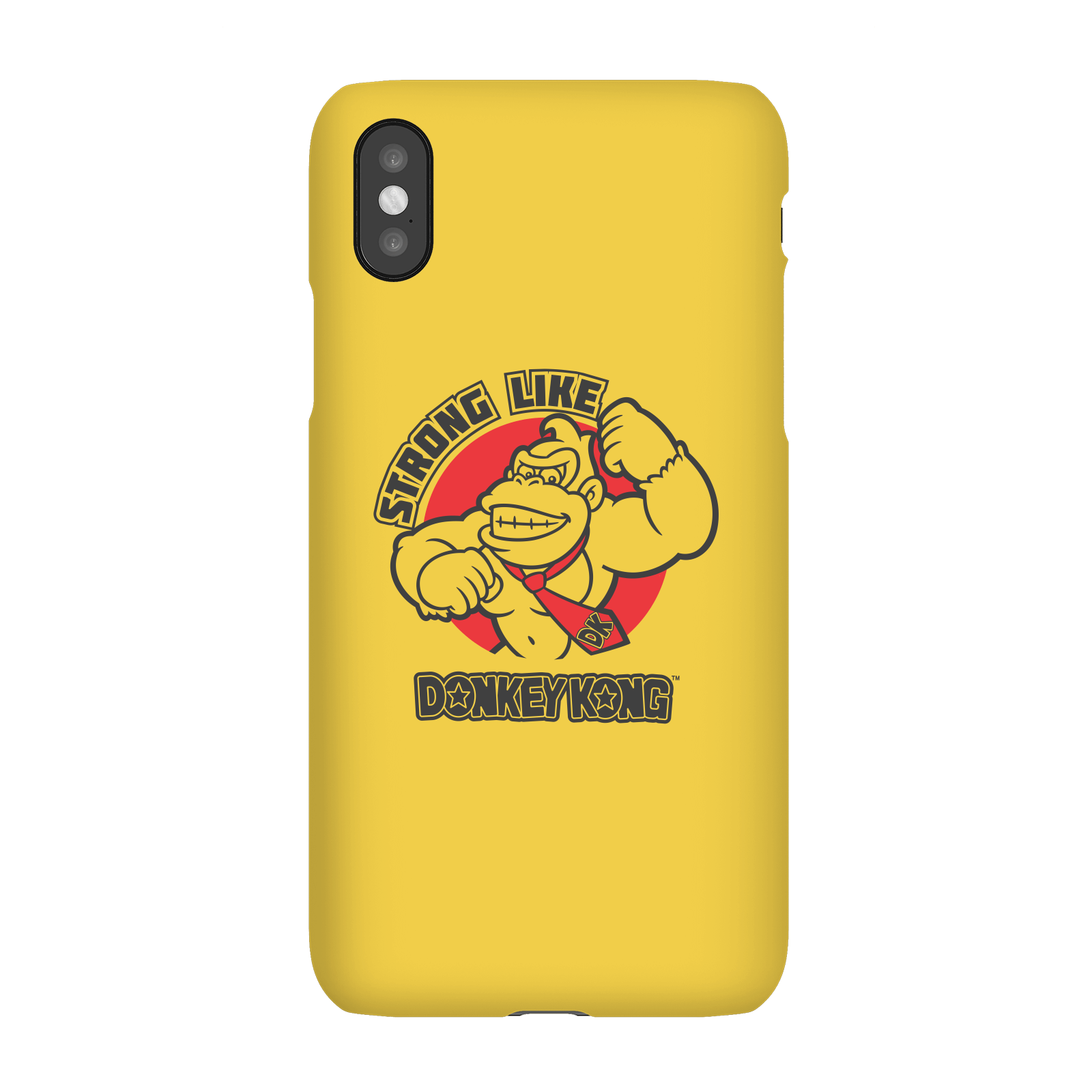 Nintendo Donkey Kong Strong Like Donkey Kong Phone Case - iPhone X - Snap Case - Gloss