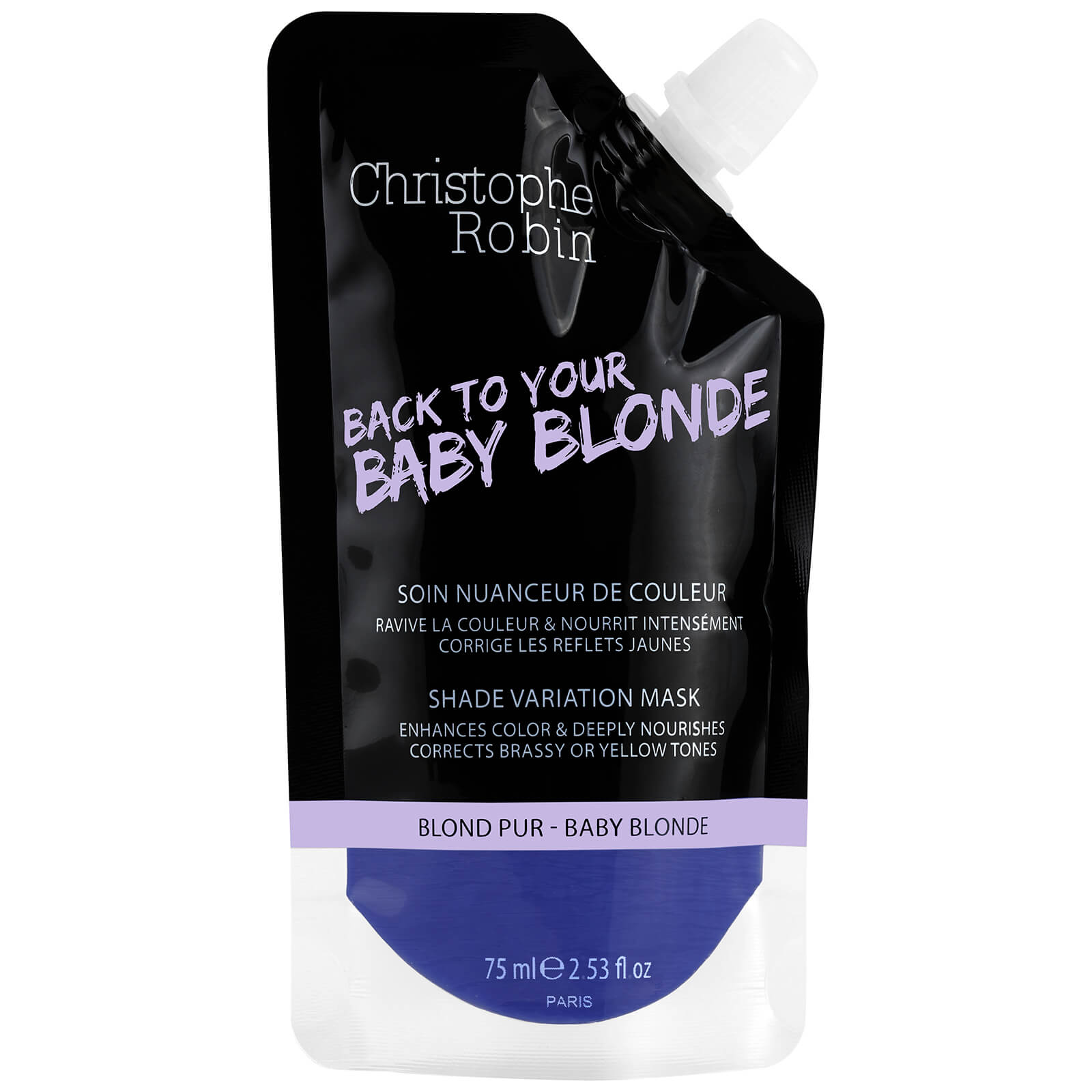 Christophe Robin Shade Variation Mask Baby Blonde Pocket 75ml