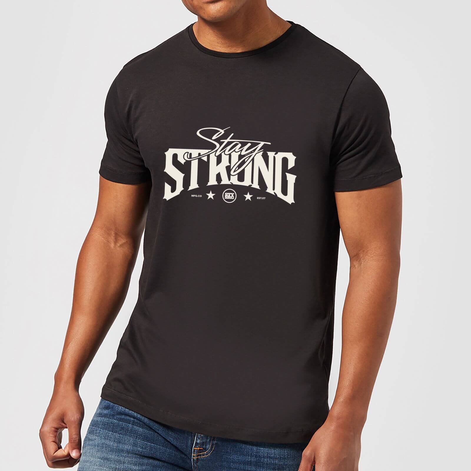 

Stay Strong Logo Men's T-Shirt - Black - 3XL - Nero