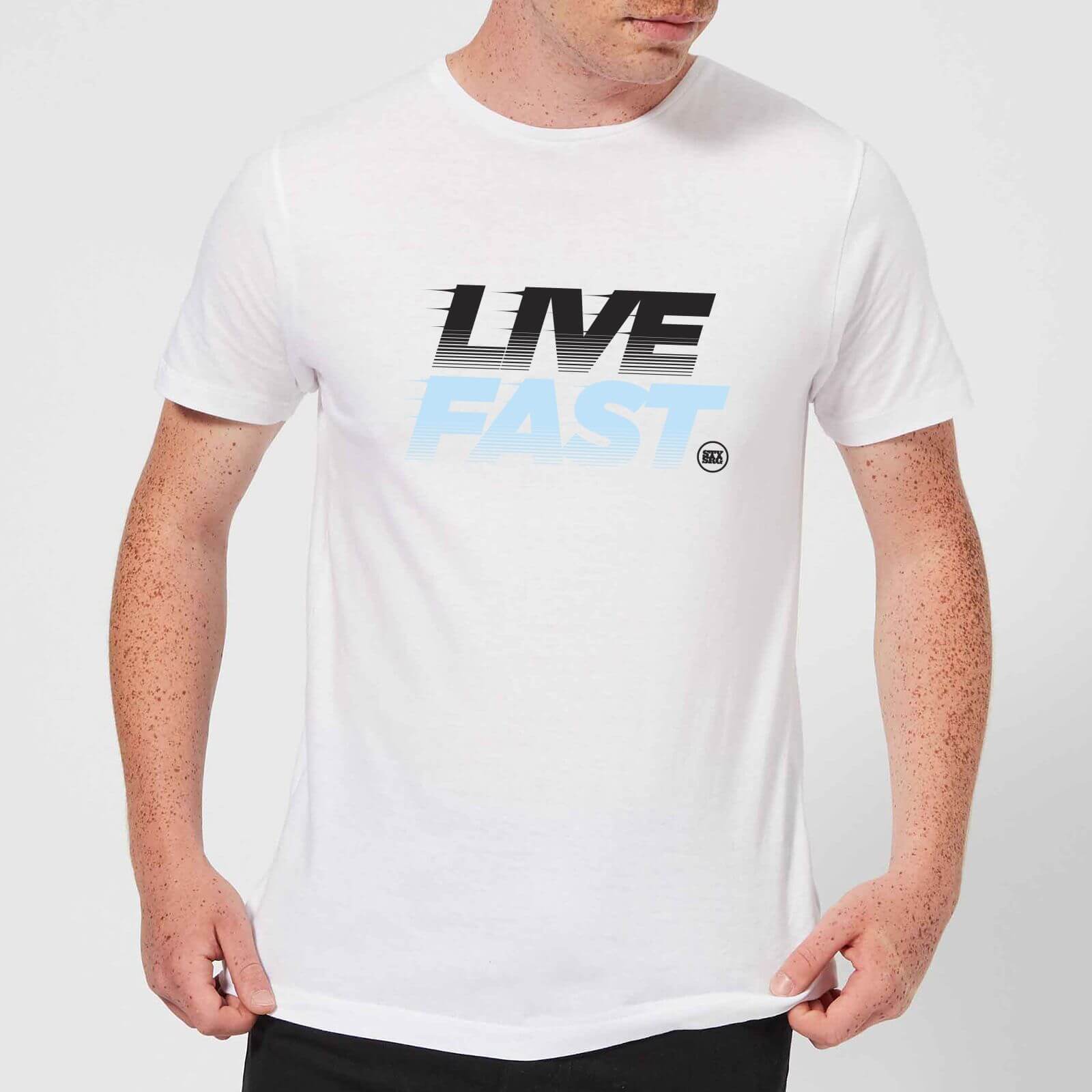 

Stay Strong Live Fast Men's T-Shirt - White - 5XL - Bianco
