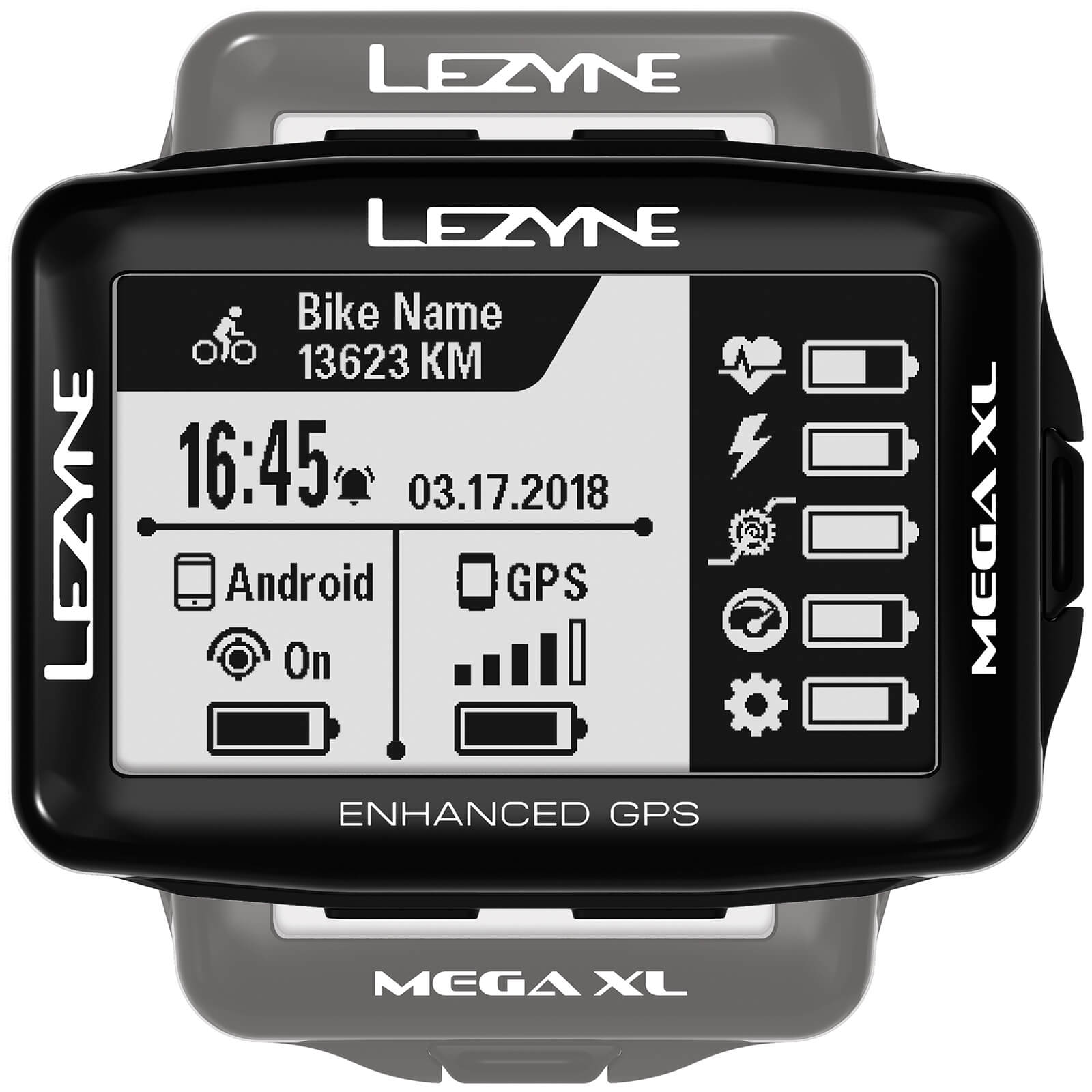 Image of Lezyne Mega Xl GPS - Black, Black