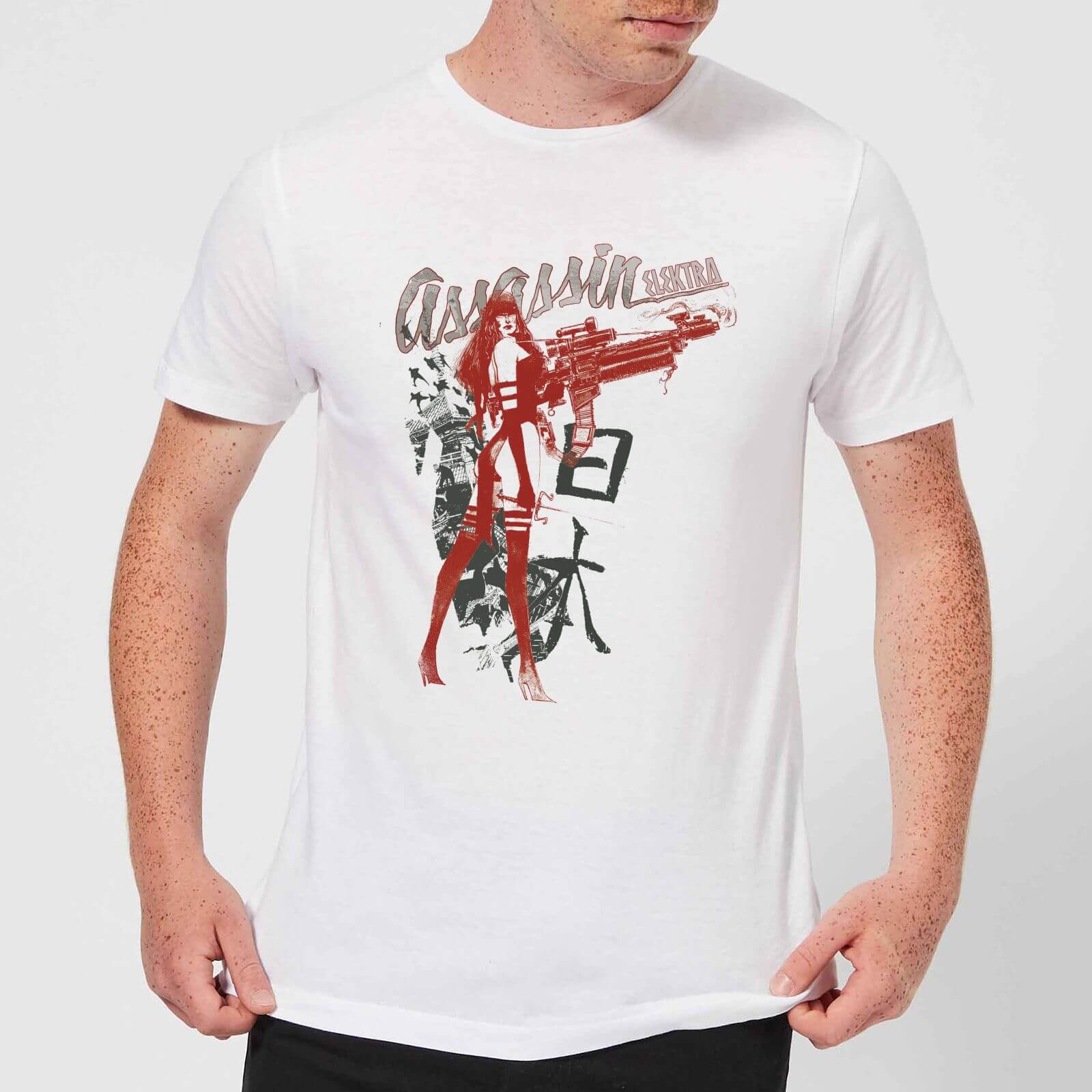 

T-Shirt Marvel Knights Elektra Assassin - Bianco - Uomo - L - Bianco