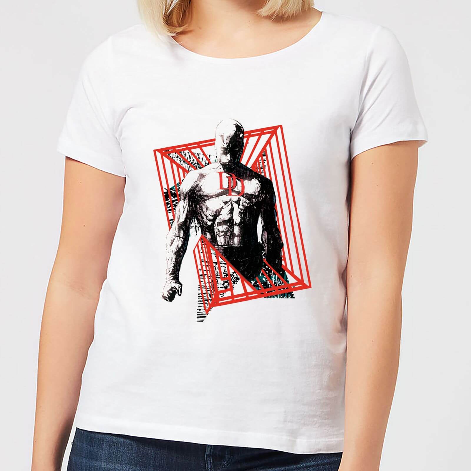 

T-Shirt Marvel Knights Daredevil Cage - Bianco - Donna - S - Bianco