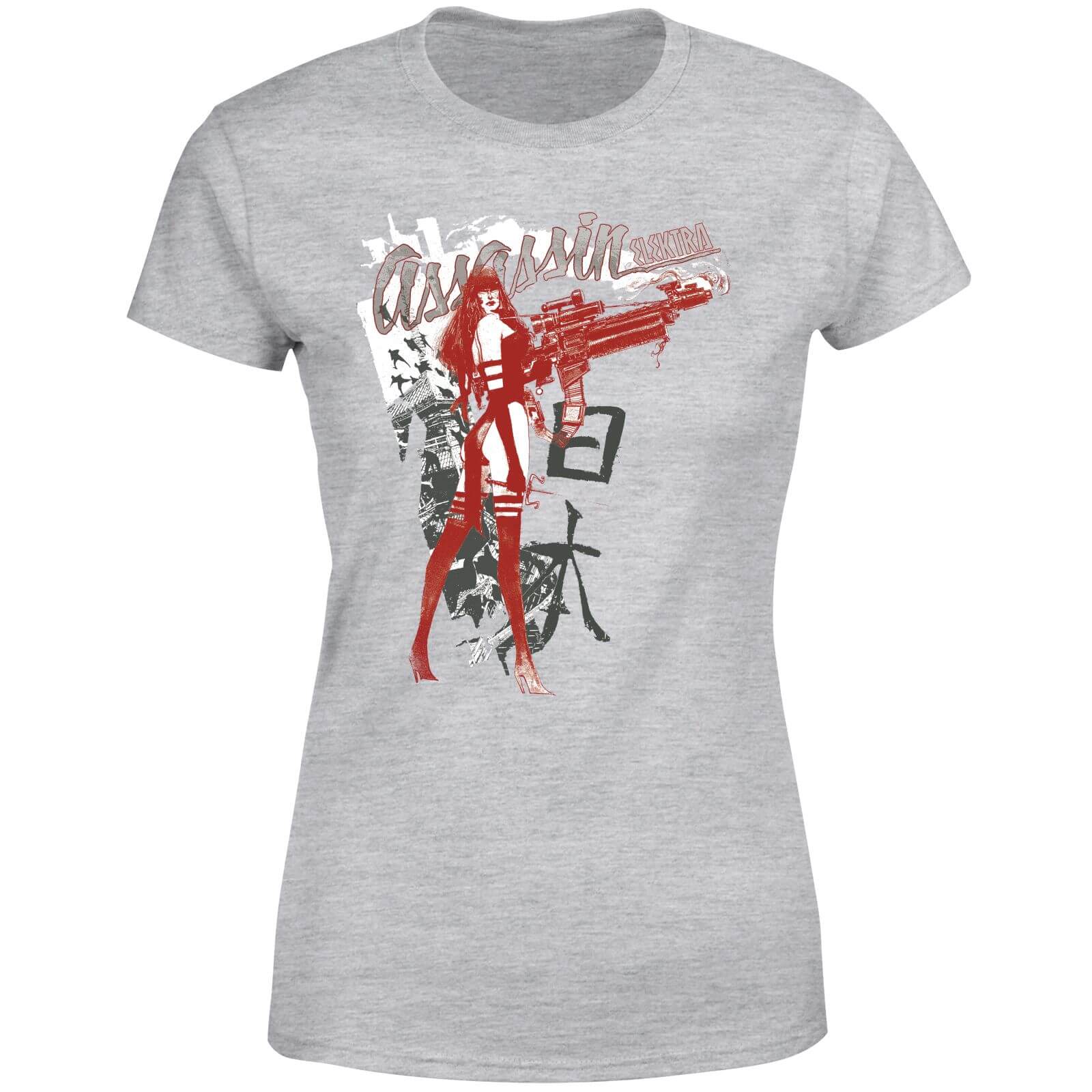 

T-Shirt Marvel Knights Elektra Assassin - Grigio - Donna - M - Grigio