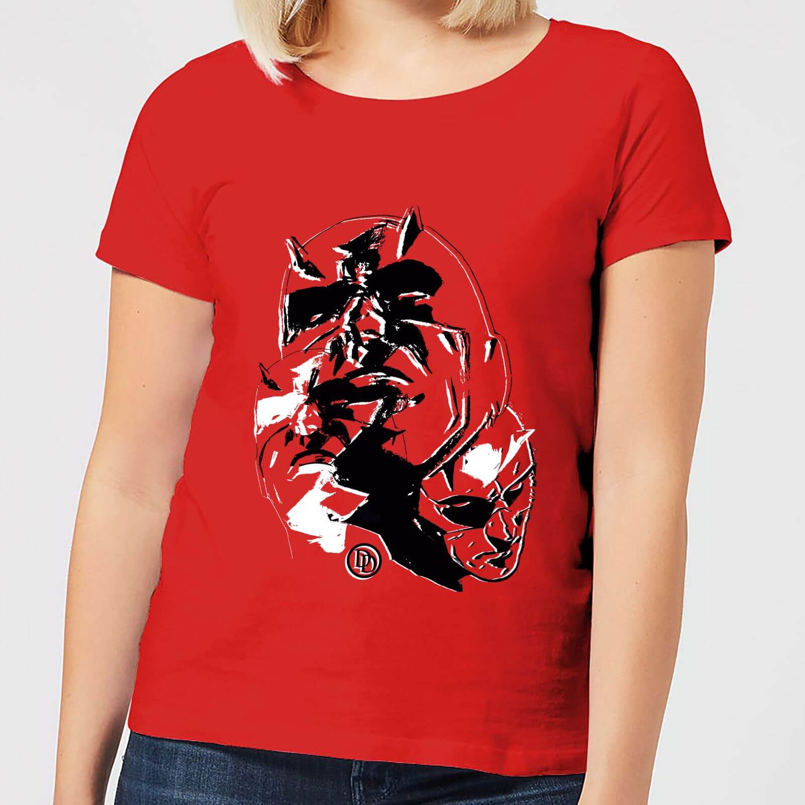 OfferteWeb.click 61-t-shirt-marvel-knights-daredevil-layered-faces-rosso