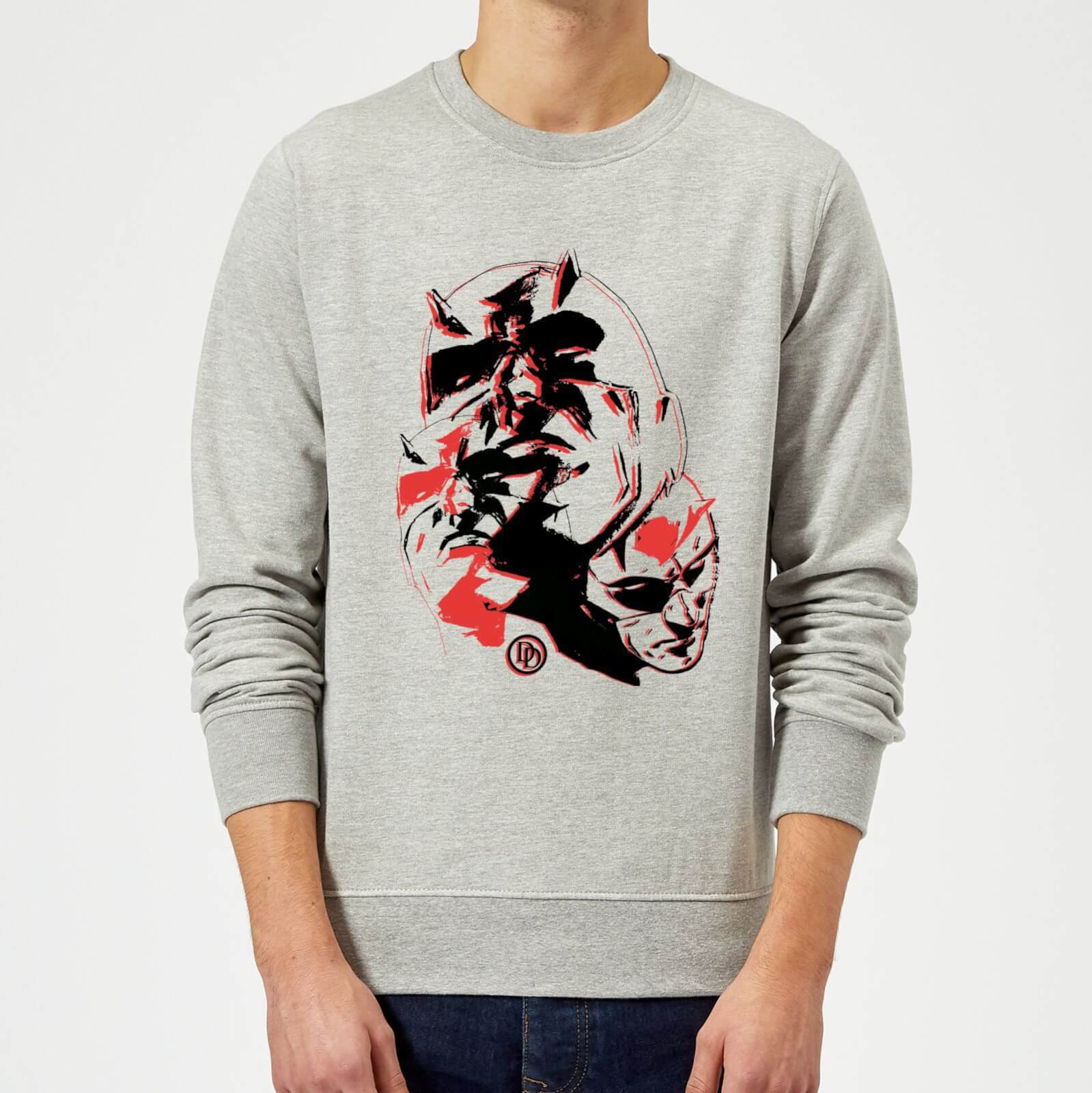 OfferteWeb.click 80-felpa-marvel-knights-daredevil-layered-faces-grigio-m