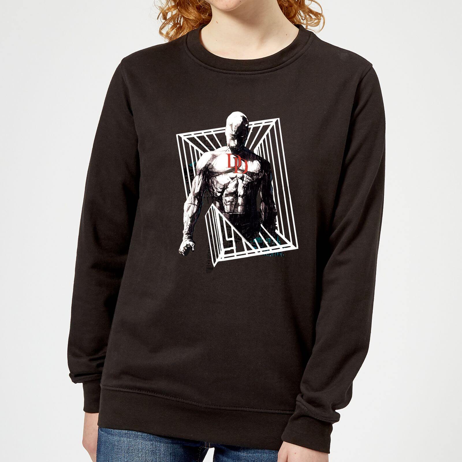 Marvel Knights Daredevil Cage Women's Sweatshirt - Black - S - Black