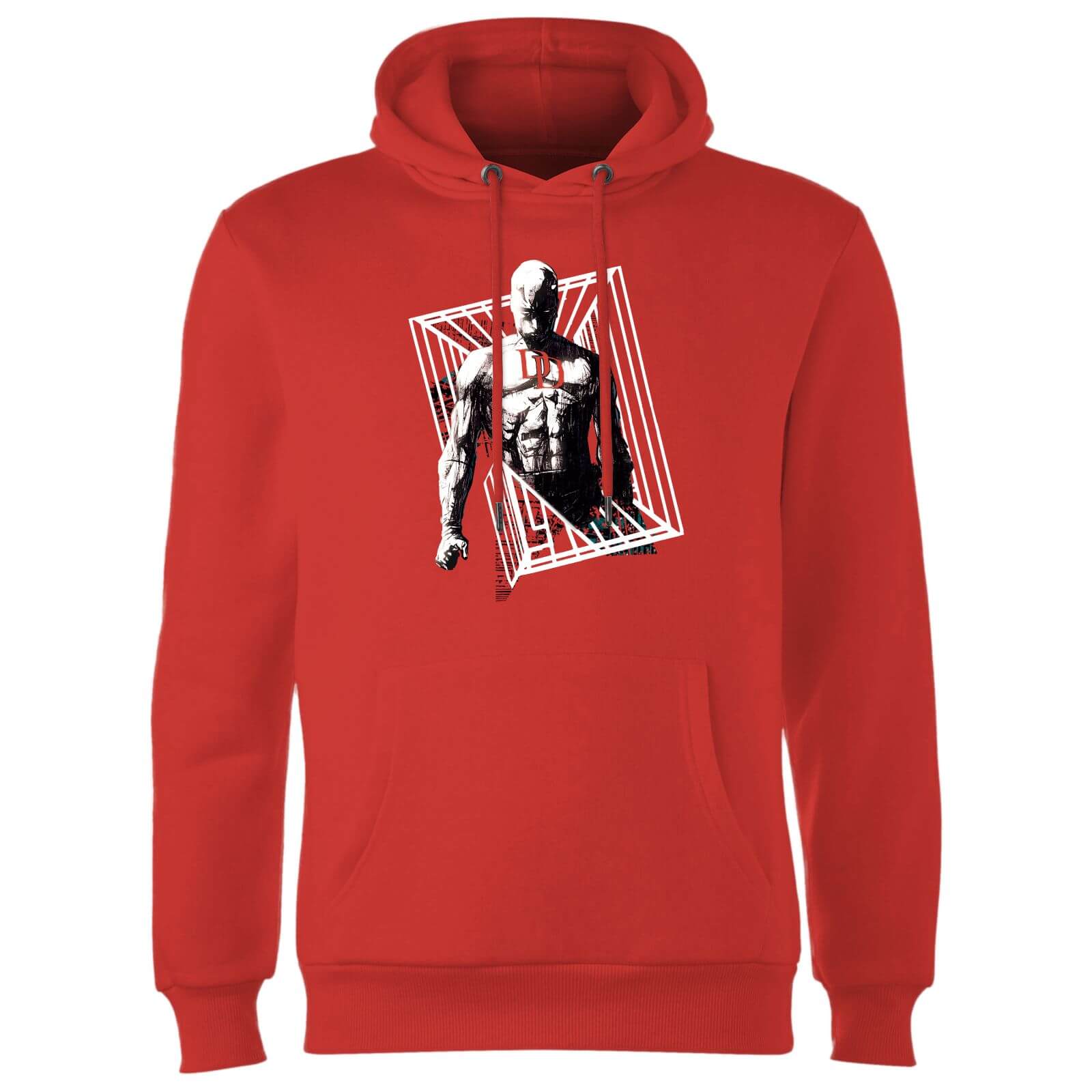 OfferteWeb.click 25-felpa-con-cappuccio-marvel-knights-daredevil-cage-rosso