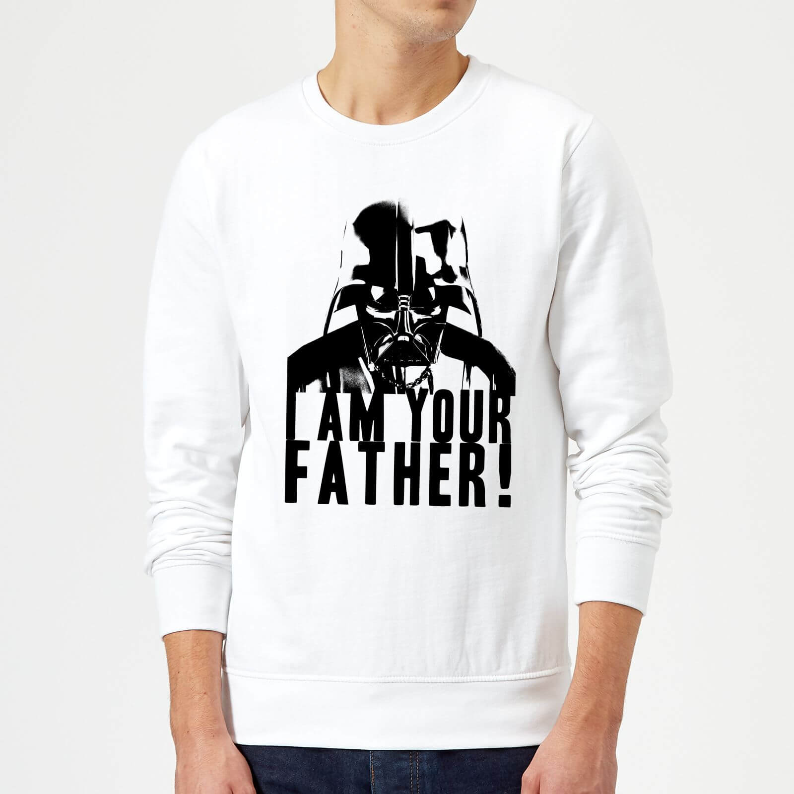 Star Wars Darth Vader I Am Your Father Confession Sweatshirt - White - M - Weiß