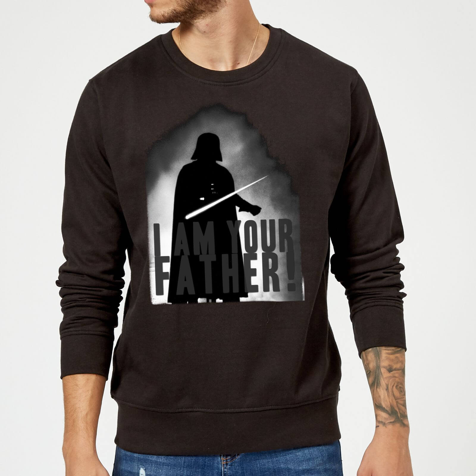 Star Wars Darth Vader I Am Your Father Silhouette Sweatshirt - Black - XXL