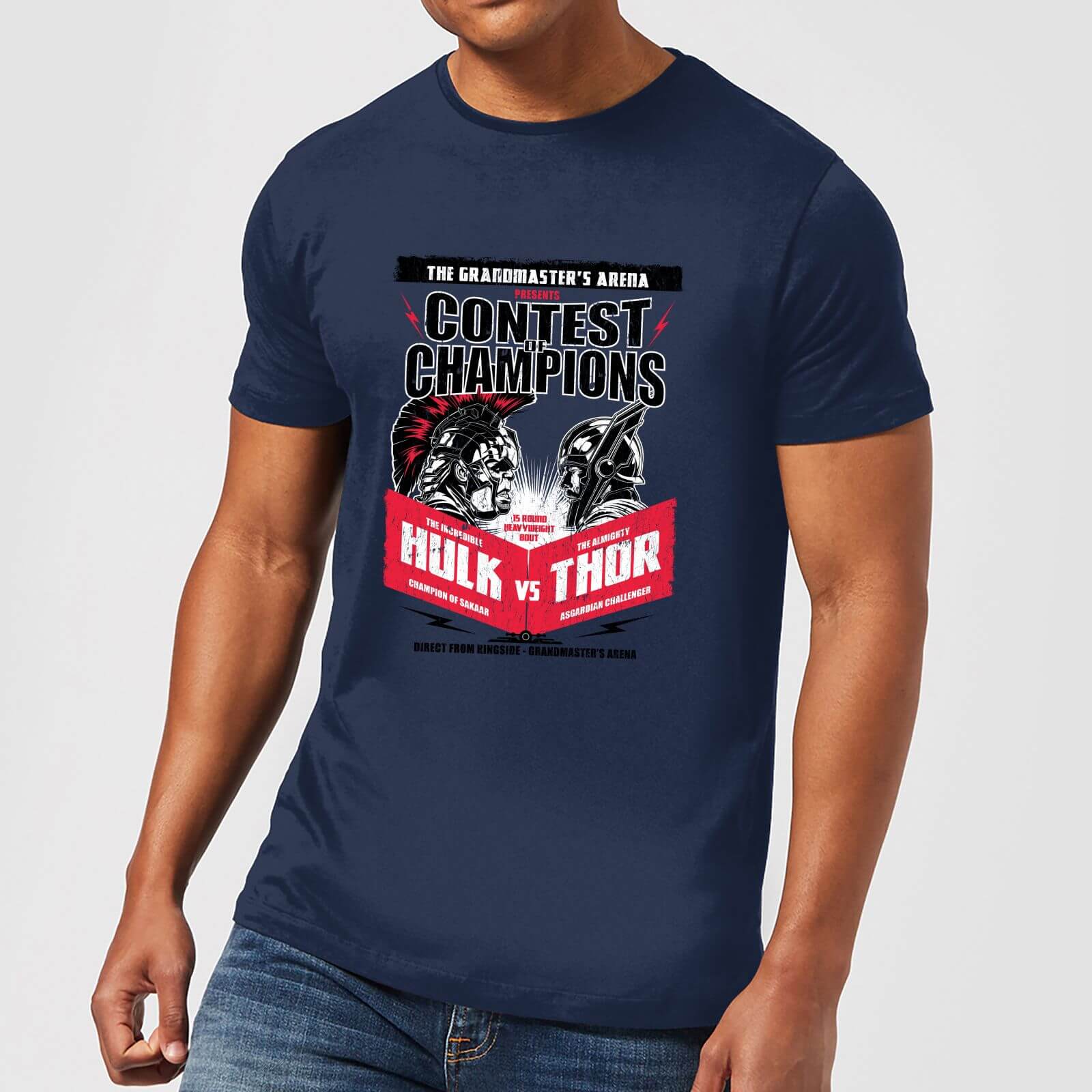 

T-Shirt Marvel Thor Ragnarok Champions Poster - Navy - Uomo - S