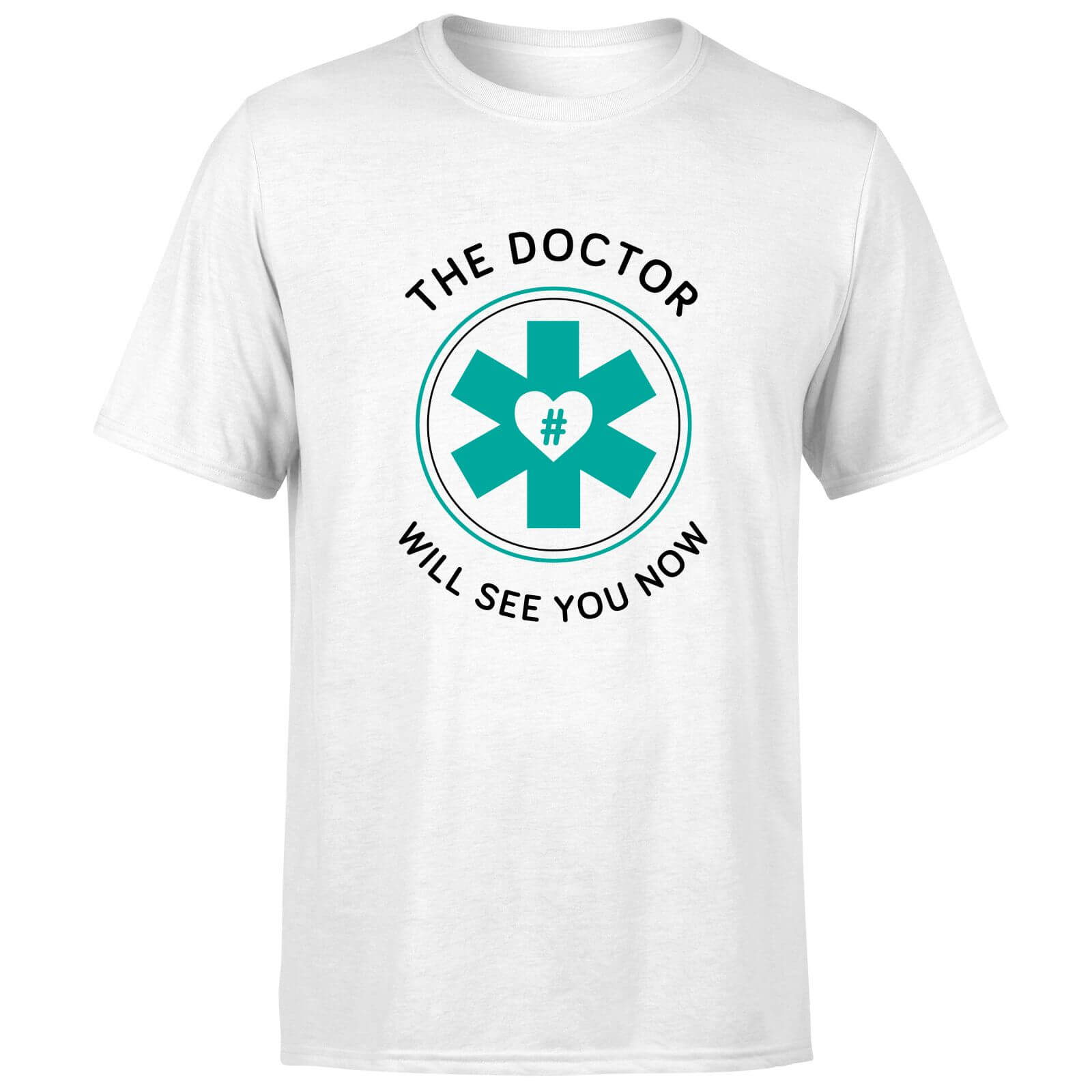 THE DOCTOR Men's T-Shirt - White - 3XL - Blanc