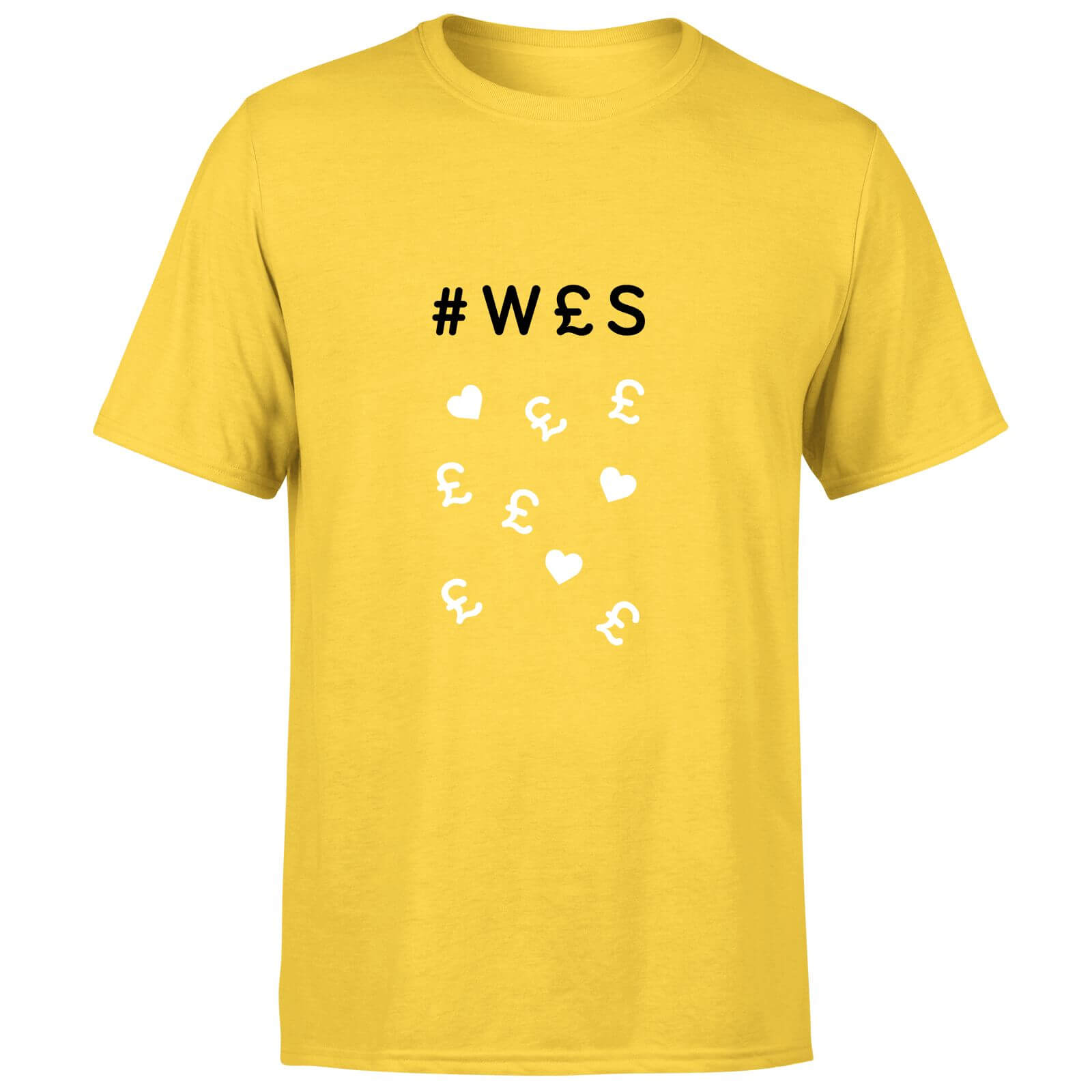 W£s Men's T-Shirt - Yellow - S - Yellow