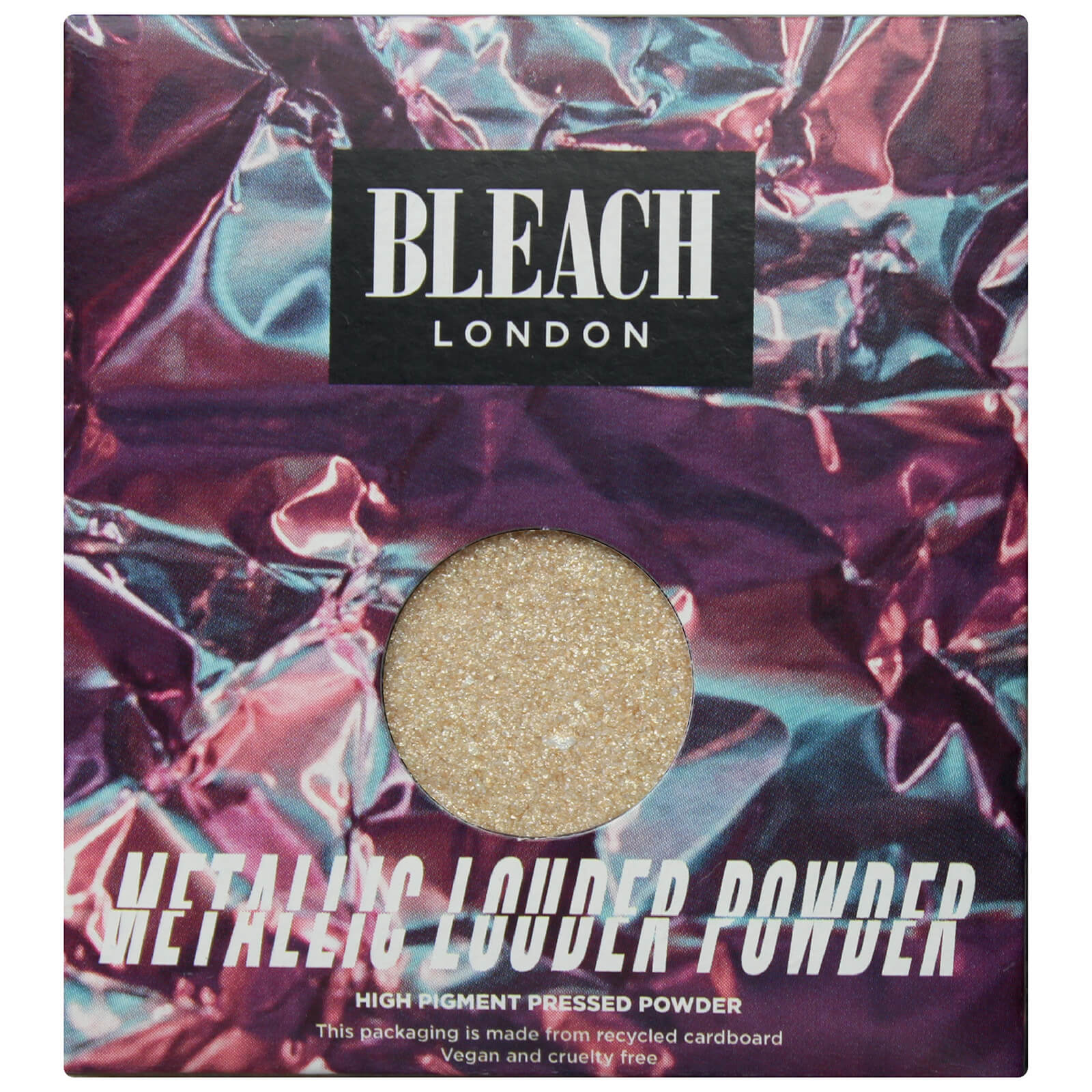 

Компактные тени для век с металлическим финишем BLEACH LONDON Metallic Louder Powder Gs 4 Me