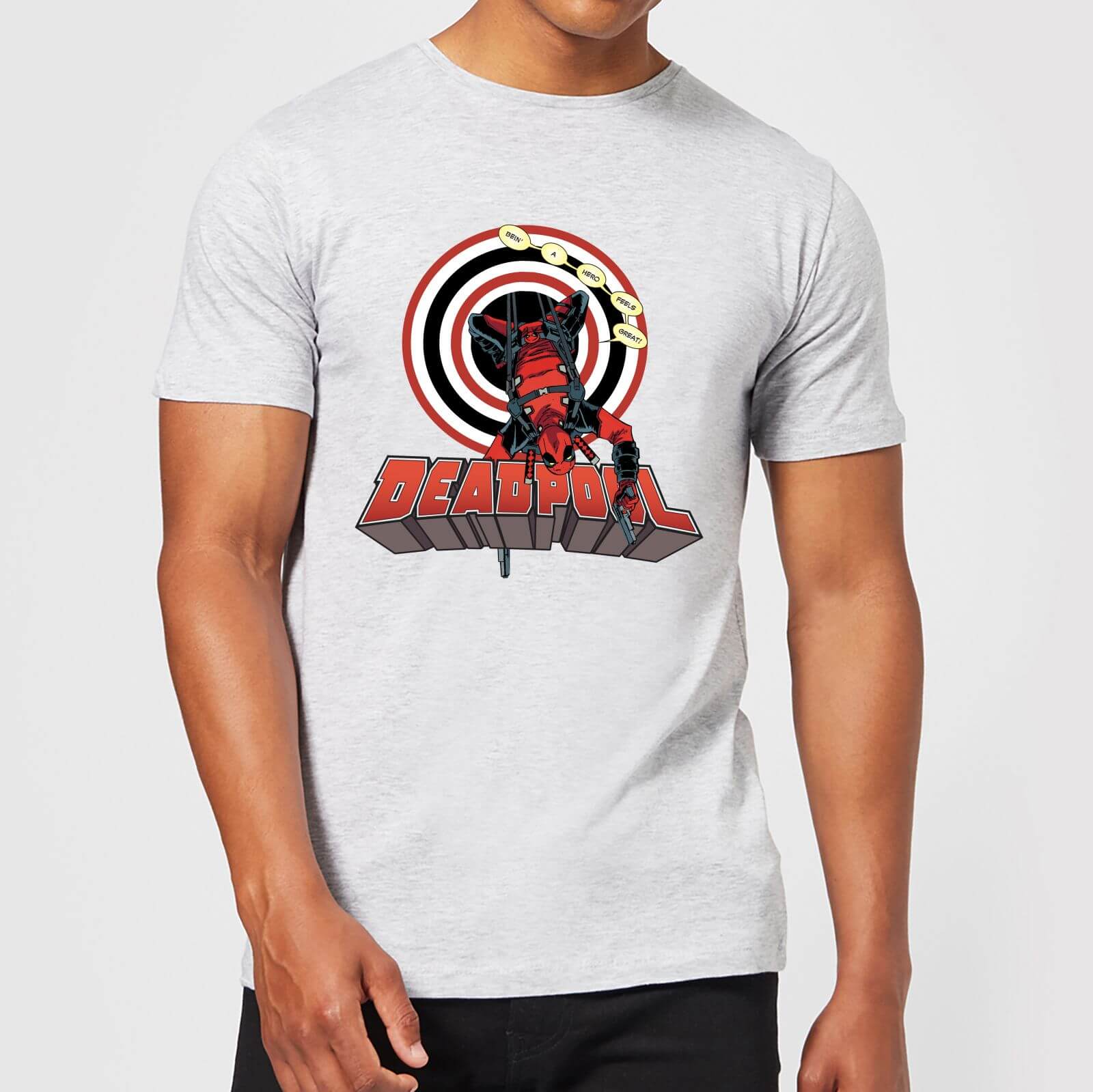 

T-Shirt Homme Deadpool à L'envers Marvel - Gris - XL - Gris