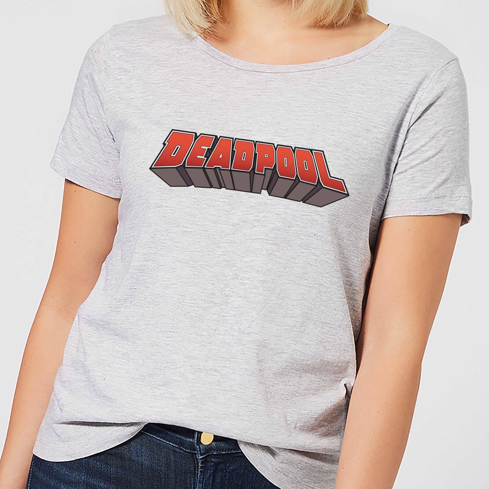 

T-Shirt Marvel Deadpool Logo - Grigio - Donna - L - Grigio