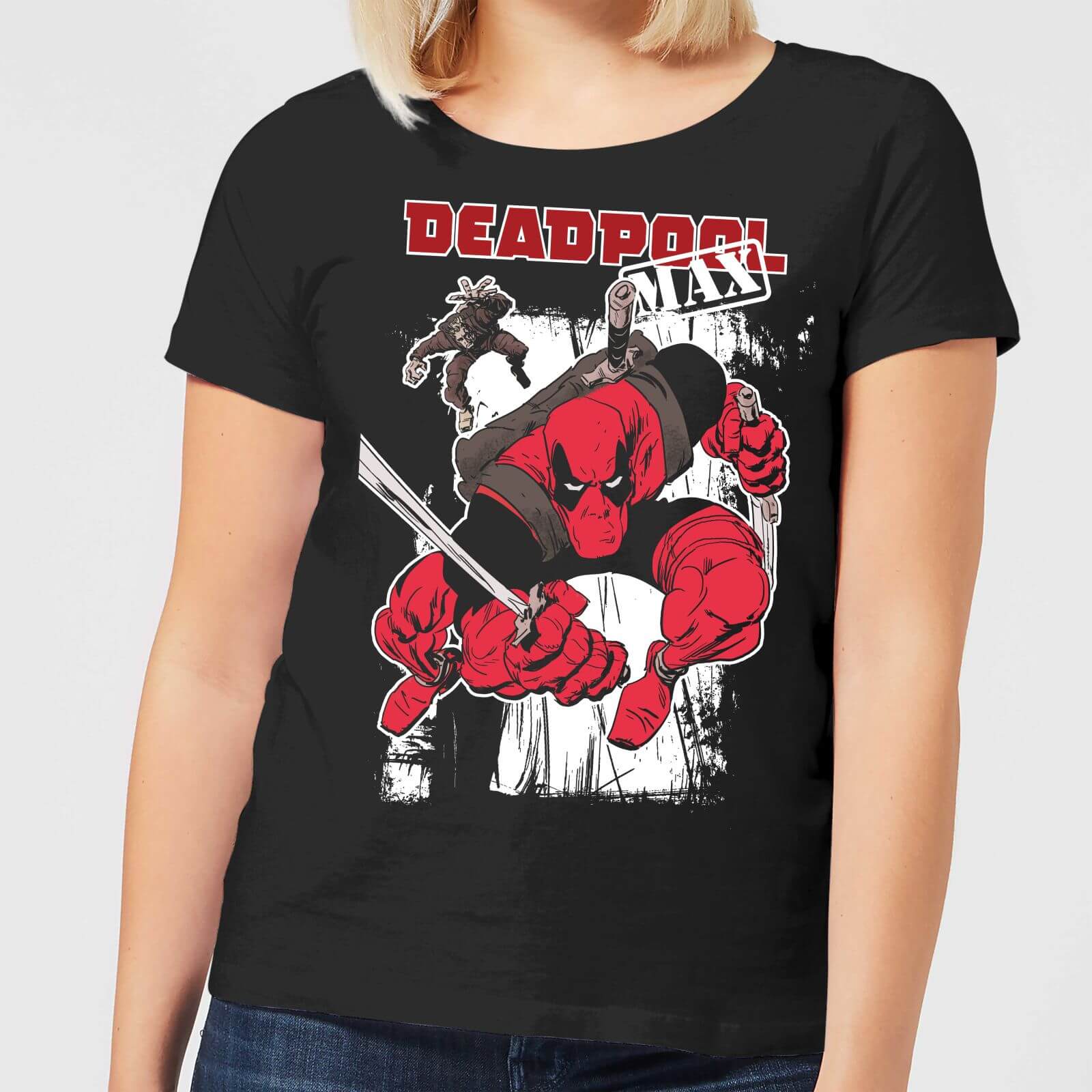 Marvel Deadpool Max T-Shirt Donna - Nero - S - Nero