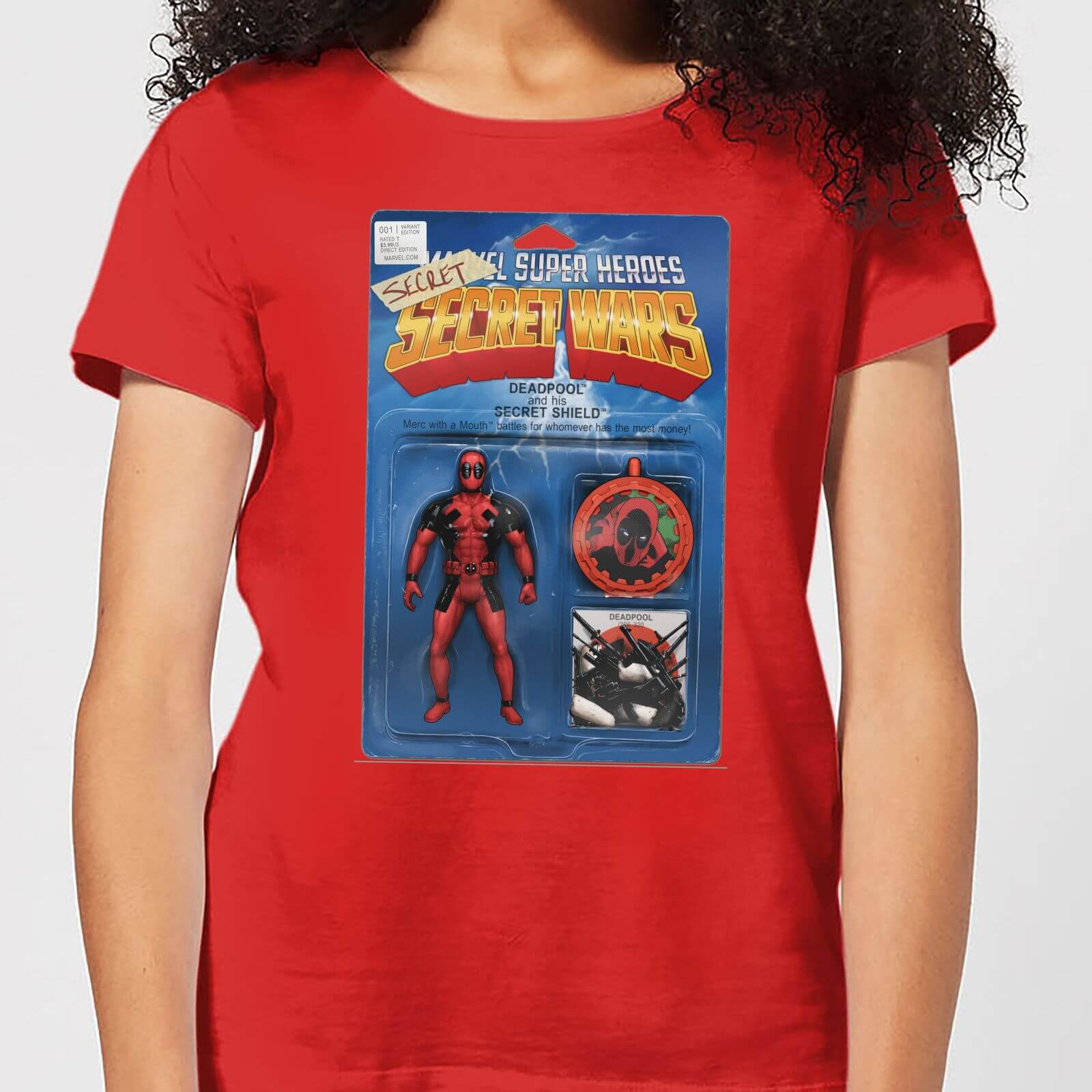 OfferteWeb.click 10-t-shirt-marvel-deadpool-secret-wars-action-figure-rosso