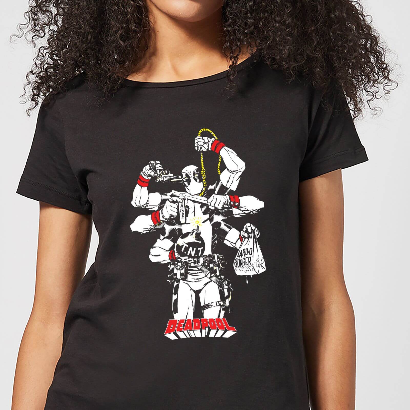 

Marvel Deadpool Multitasking T-Shirt Donna - Nero - S - Nero
