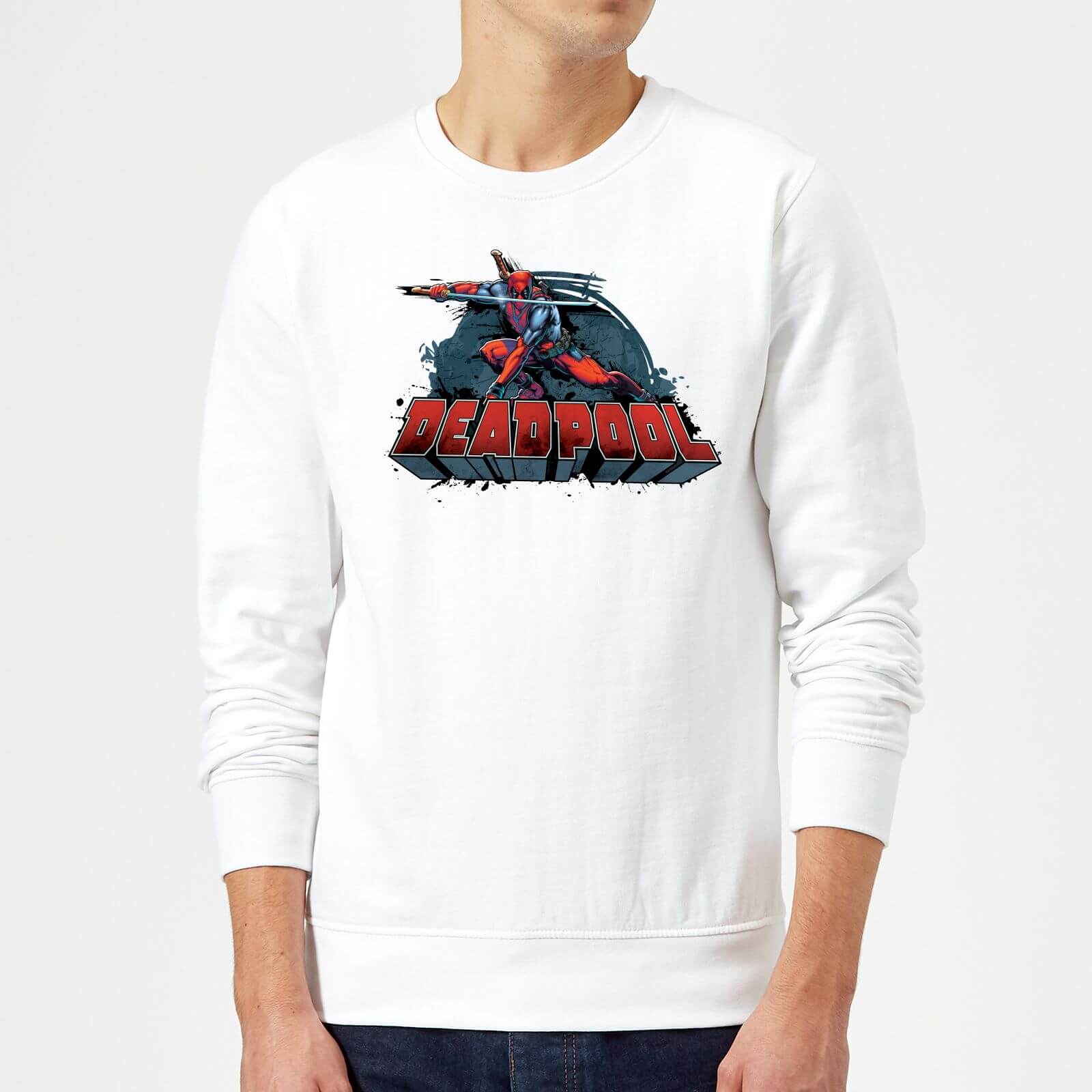 

Felpa Marvel Deadpool Sword Logo - Bianco - XXL - Bianco