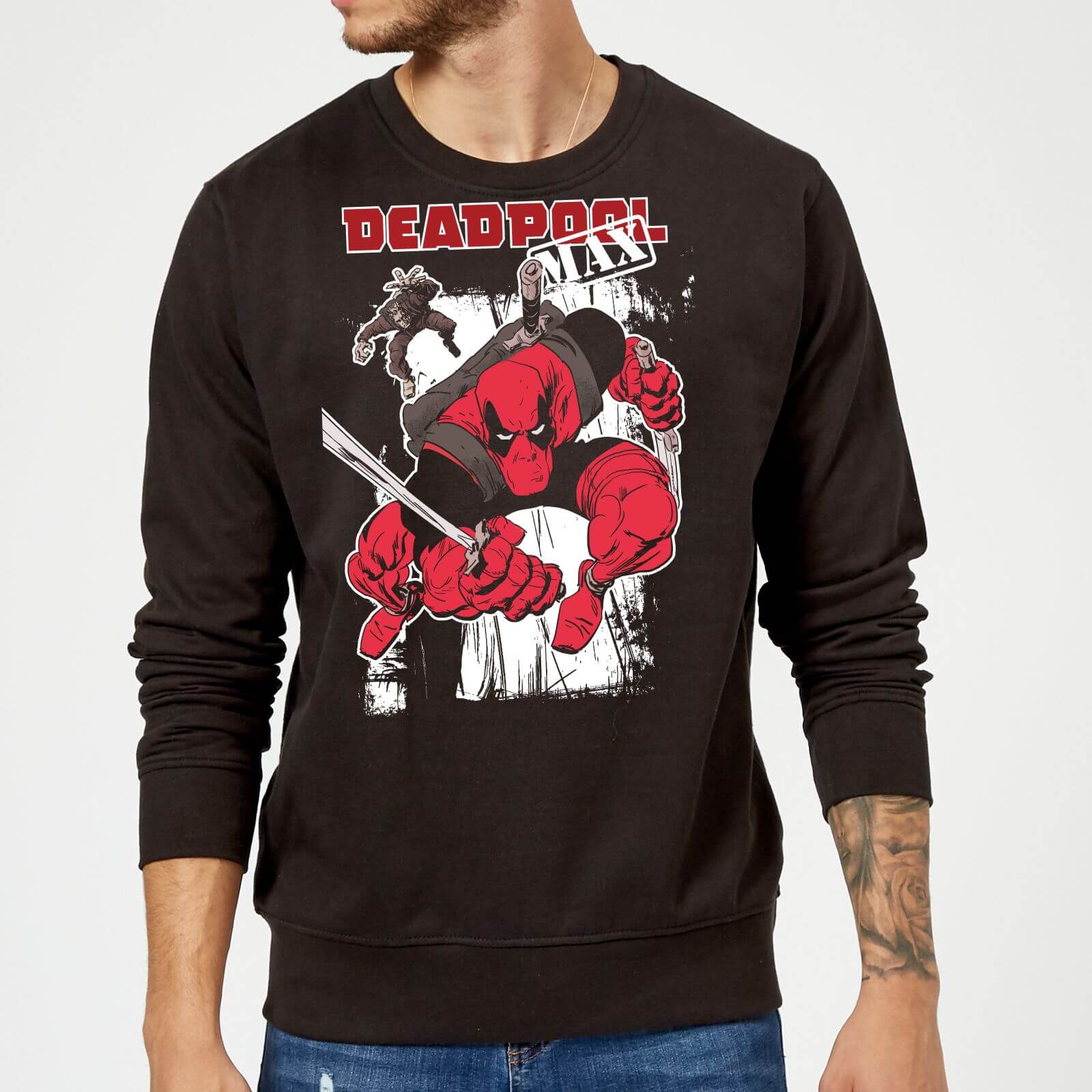 

Felpa Marvel Deadpool Max - Nero - L