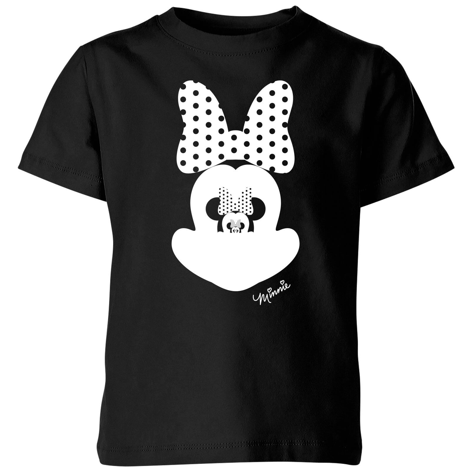 Disney Minnie Mouse Mirror Illusion Kids' T-Shirt - Black - 5-6 Years - Black