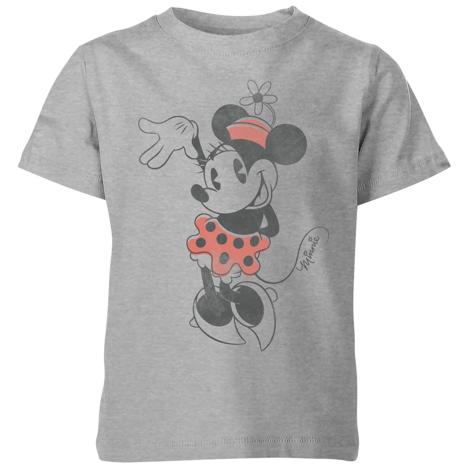 

T-Shirt Disney Minnie Mouse Waving - Grigio - Bambini - 5-6 Anni - Grigio