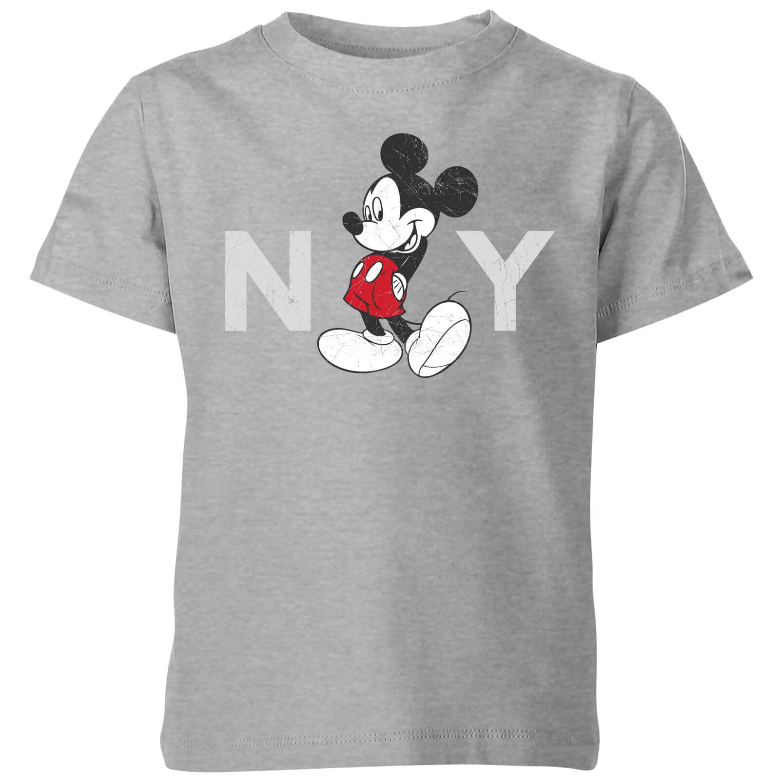Disney NY Kids' T-Shirt - Grey - 9-10 Years - Grey