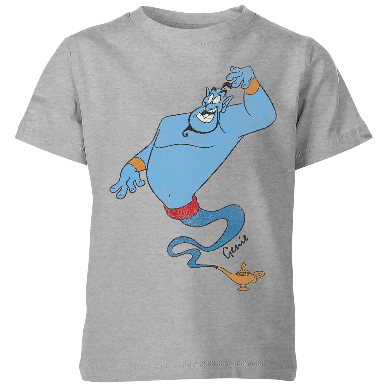 disney aladdin genie classic kids' t-shirt - grey - 11-12 anni uomo