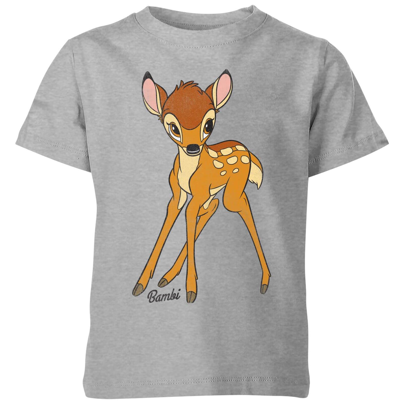 Disney Bambi Classic Kids' T-Shirt - Grey - 3-4 Years