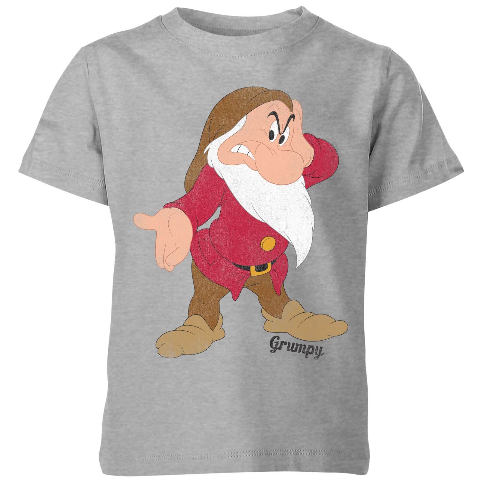 

T-Shirt Disney Biancaneve Grumpy Classic - Grigio - Bambini - 11-12 Anni