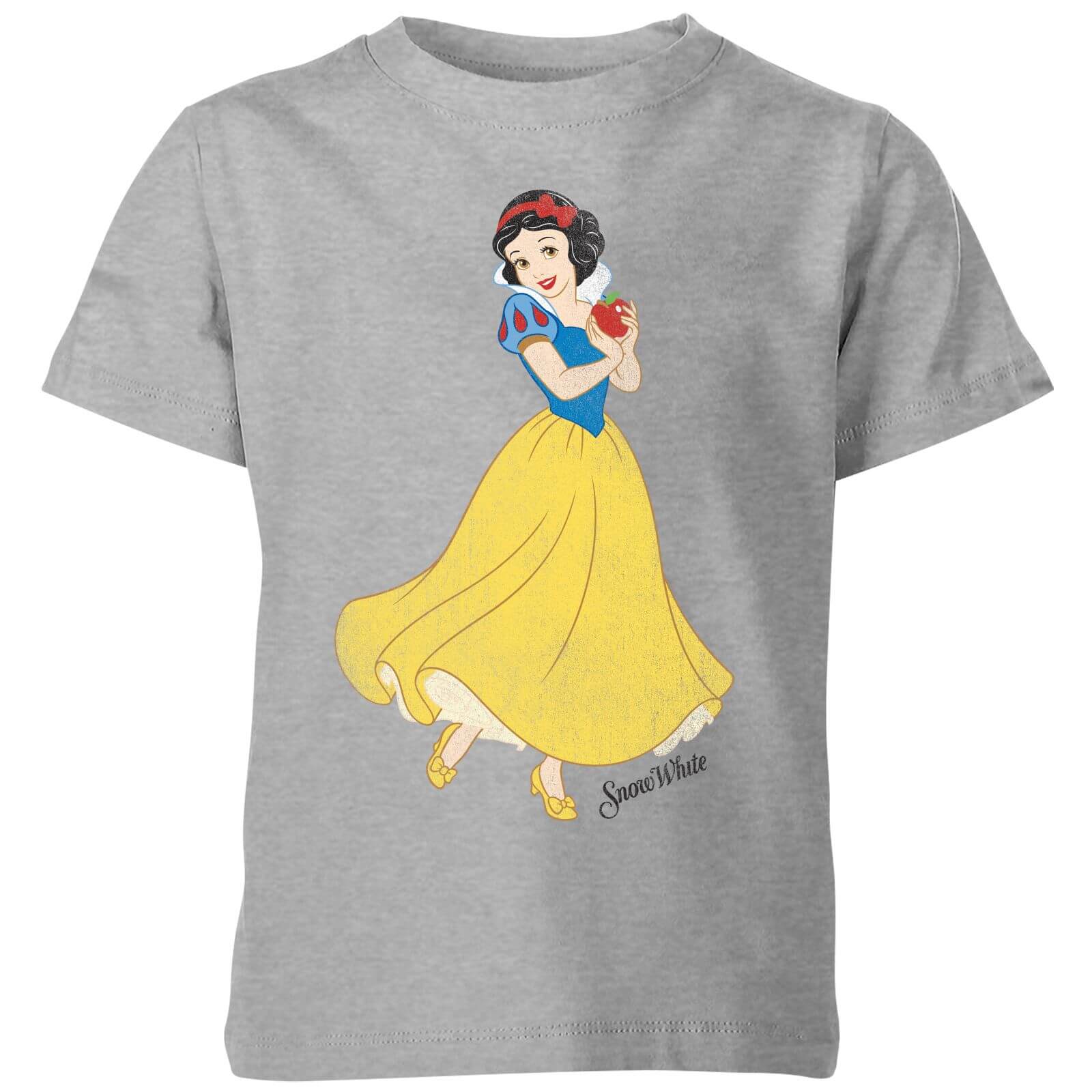 disney princess snow white classic kids' t-shirt - grey - 3-4 years