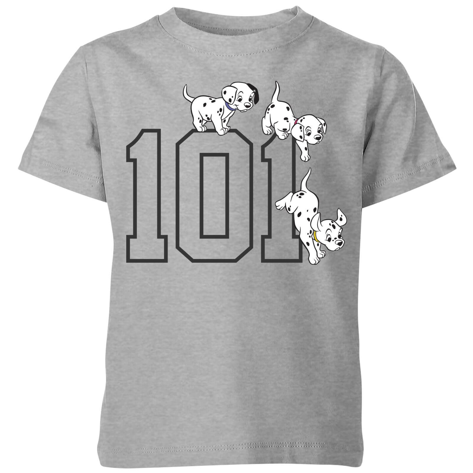 Disney 101 Dalmatiner 101 Doggies Kinder T-Shirt – Grau – 3-4 Jahre