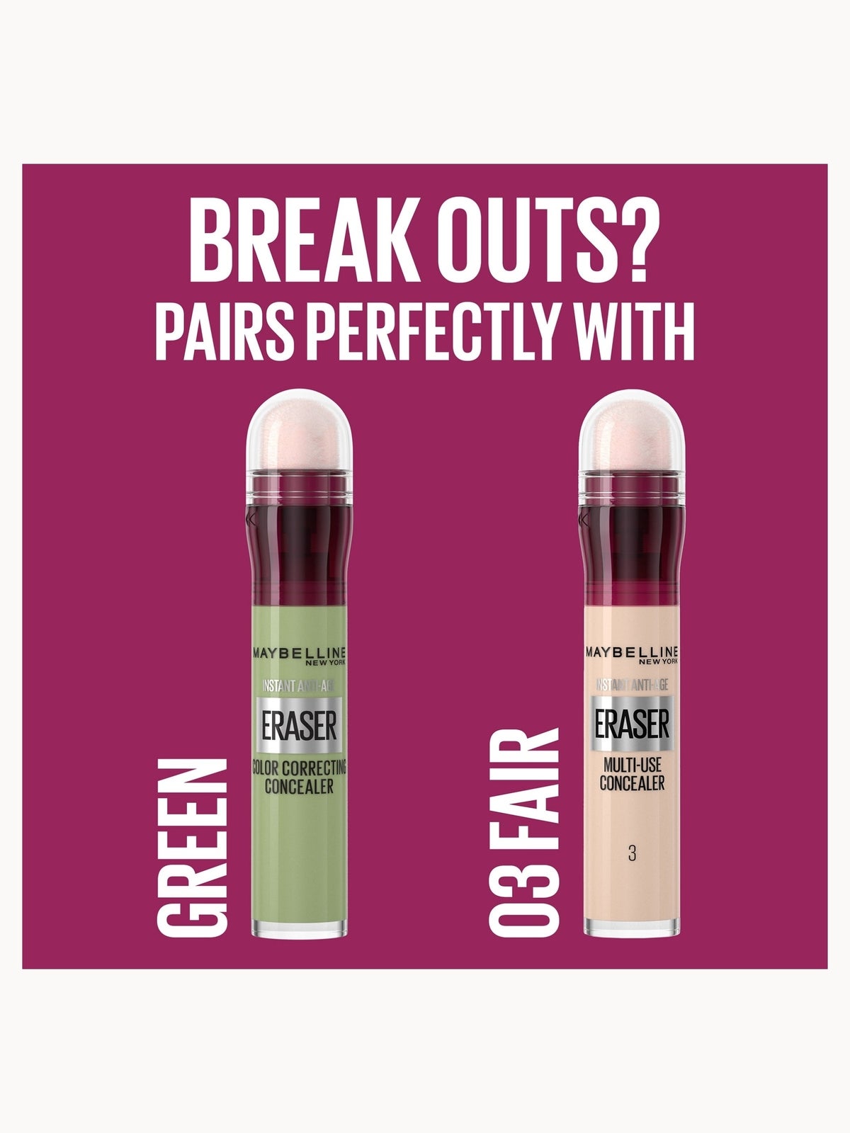 Maybelline Instant Anti Age Eraser Concealer 6.8ml (Various Shades) - 03 Fair 4