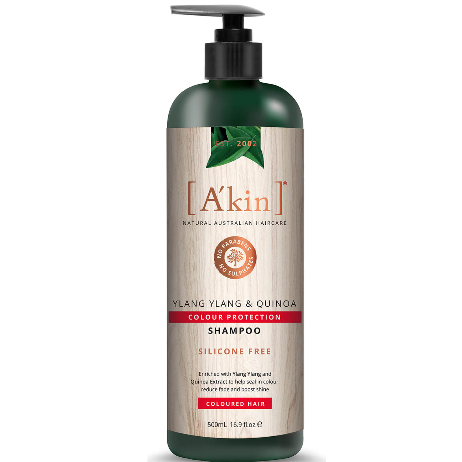 A'Kin Colour Protection Ylang Ylang & Quinoa Shampoo 500ml