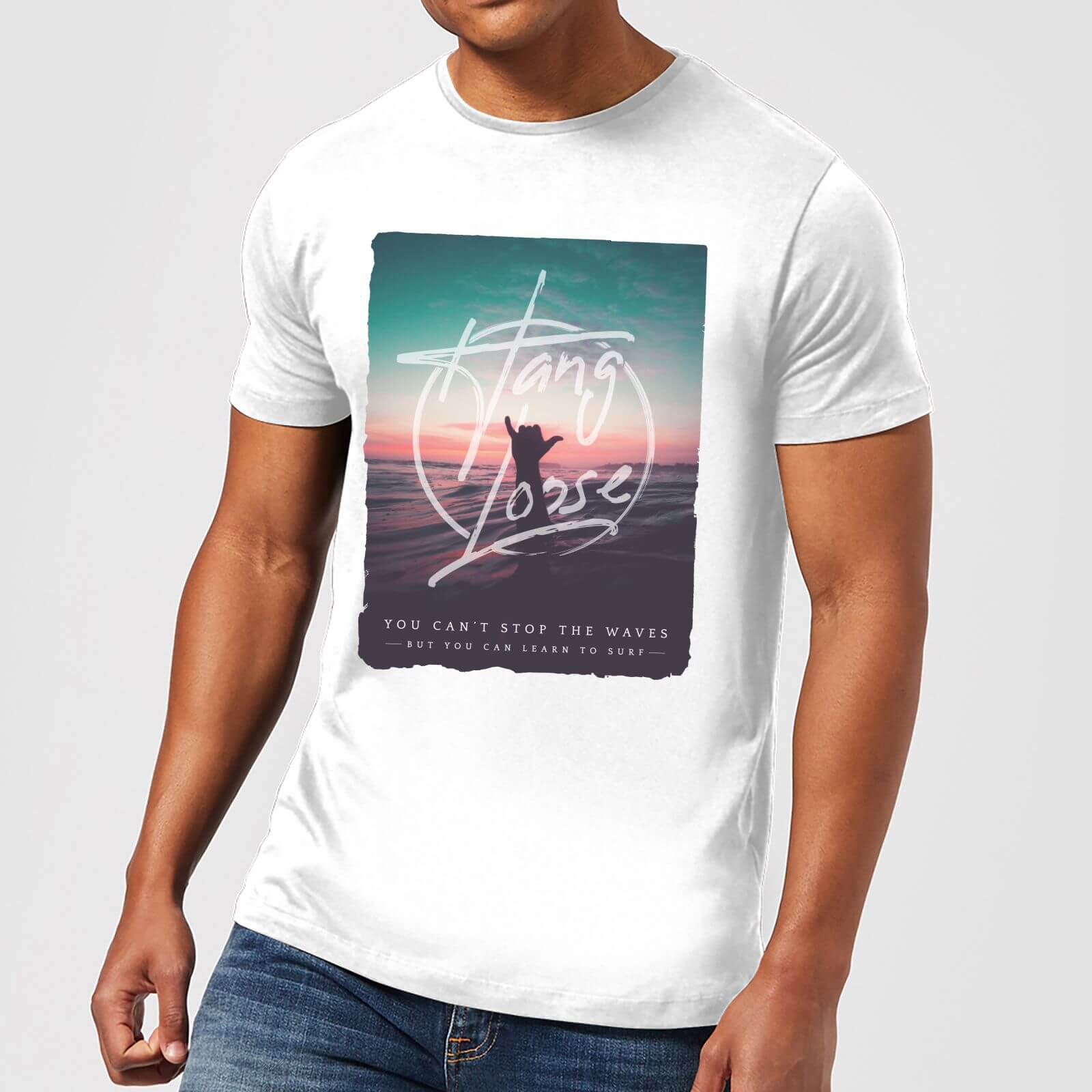 Hang Loose Men's T-Shirt - White - S