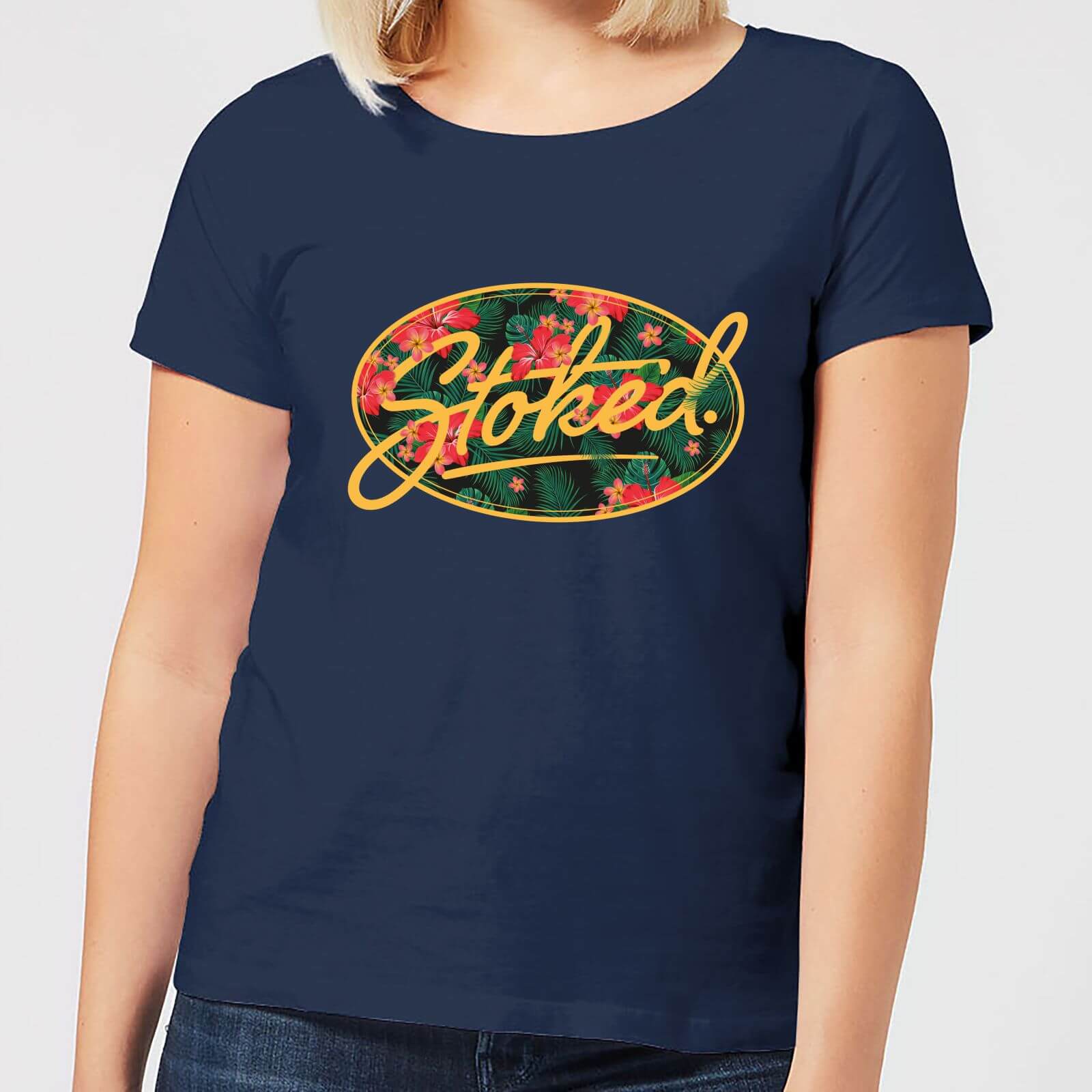Stoked Women's T-Shirt - Navy - S - Navy