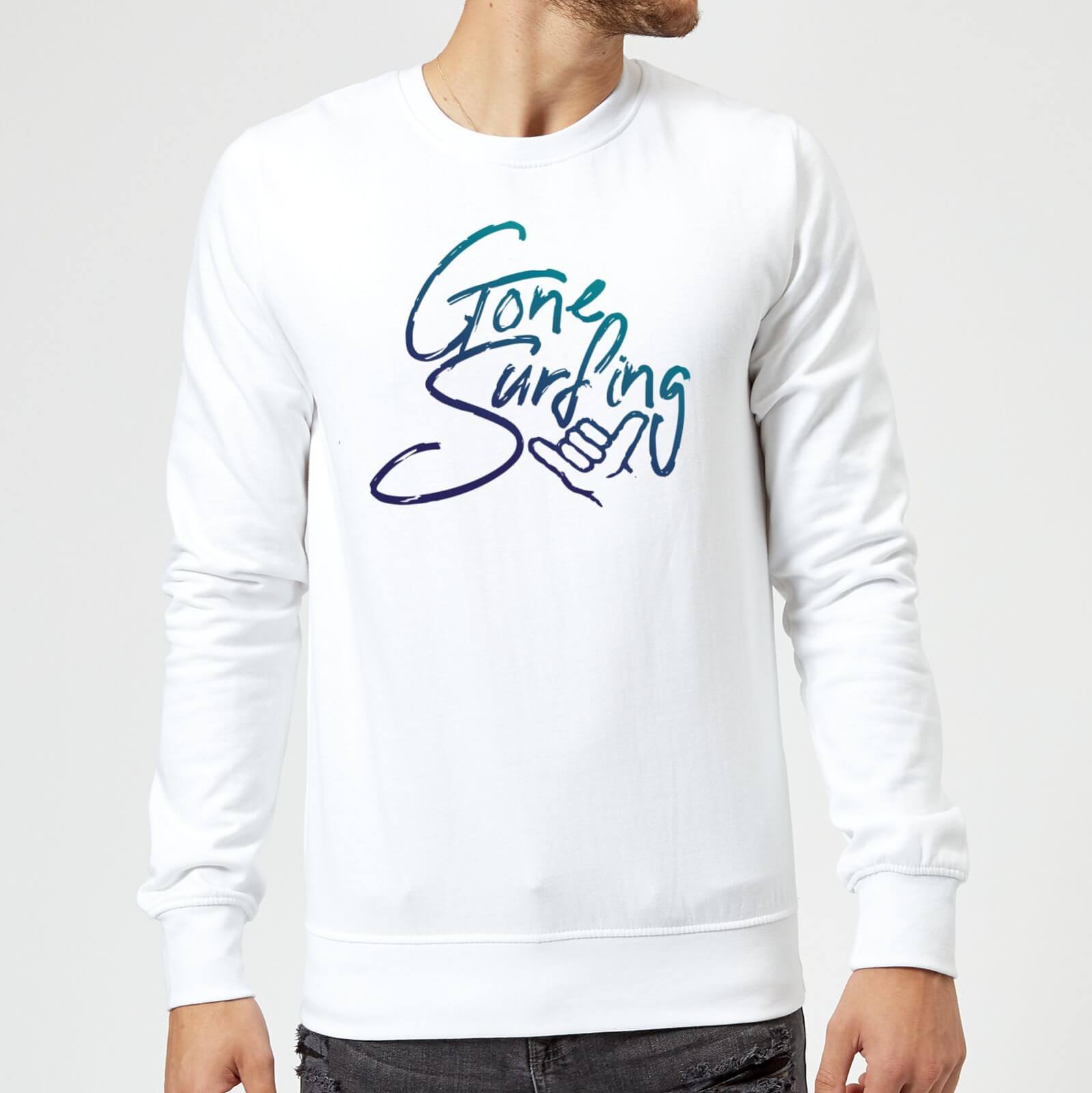Gone Surfing Sweatshirt - White - S - White
