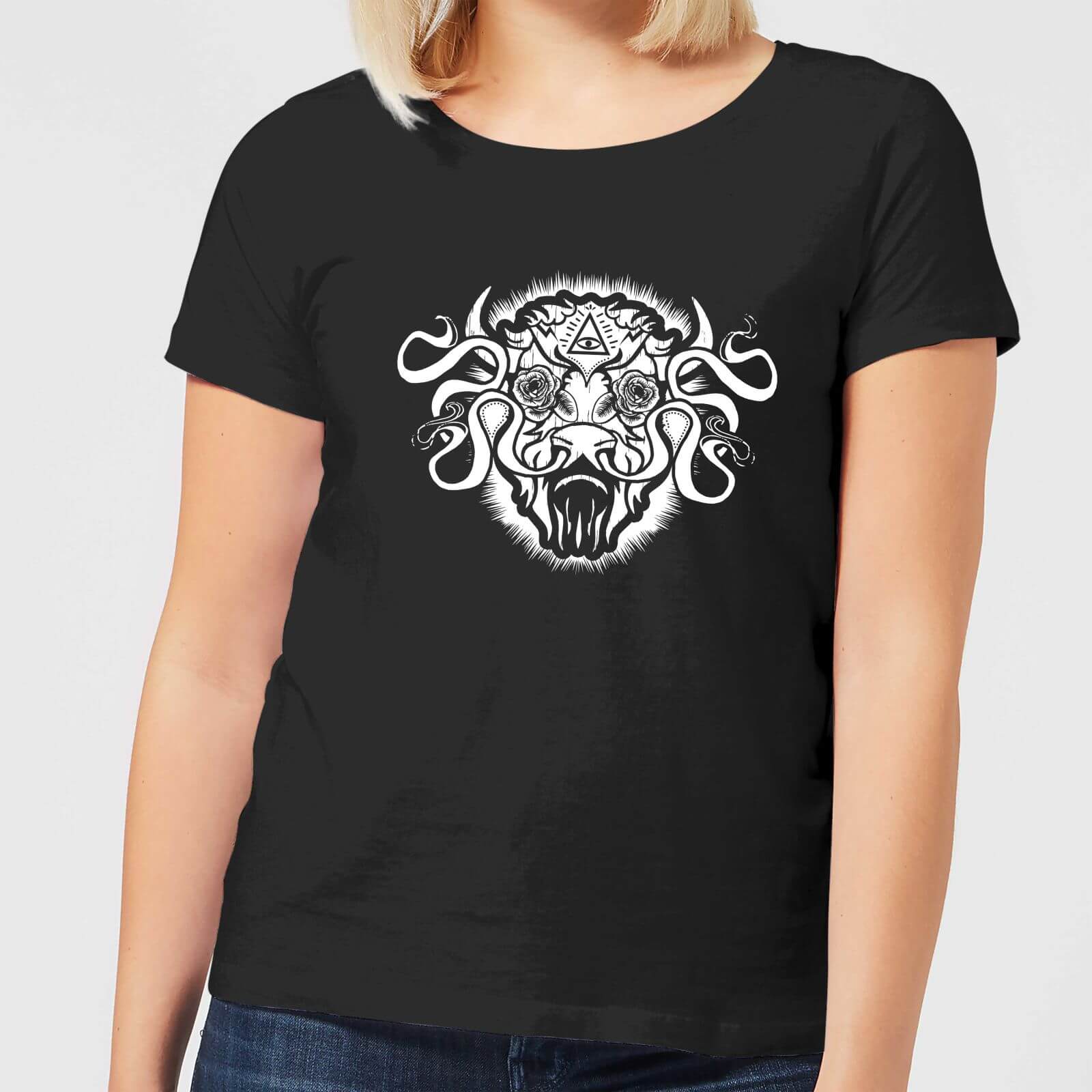 T-Shirt Femme American Gods Bison - Noir - M - Noir
