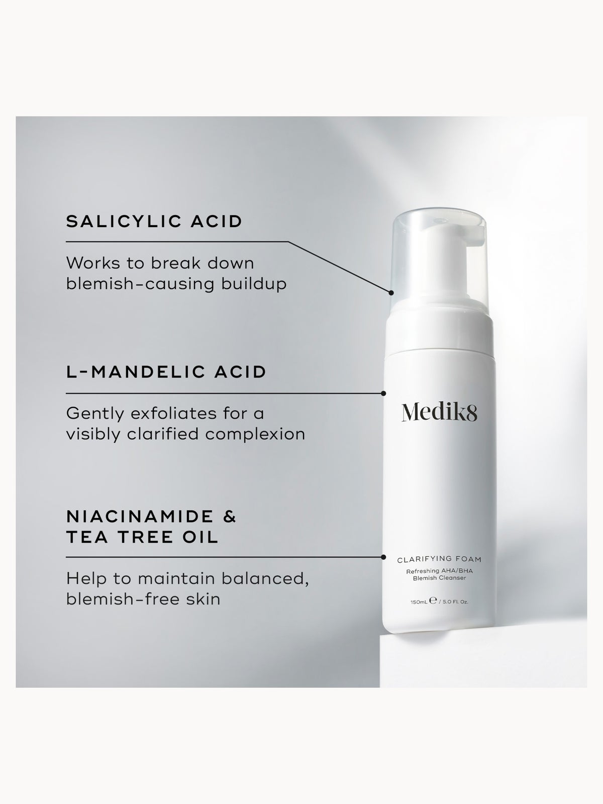 Medik8 Clarifying Foam 150ml 3