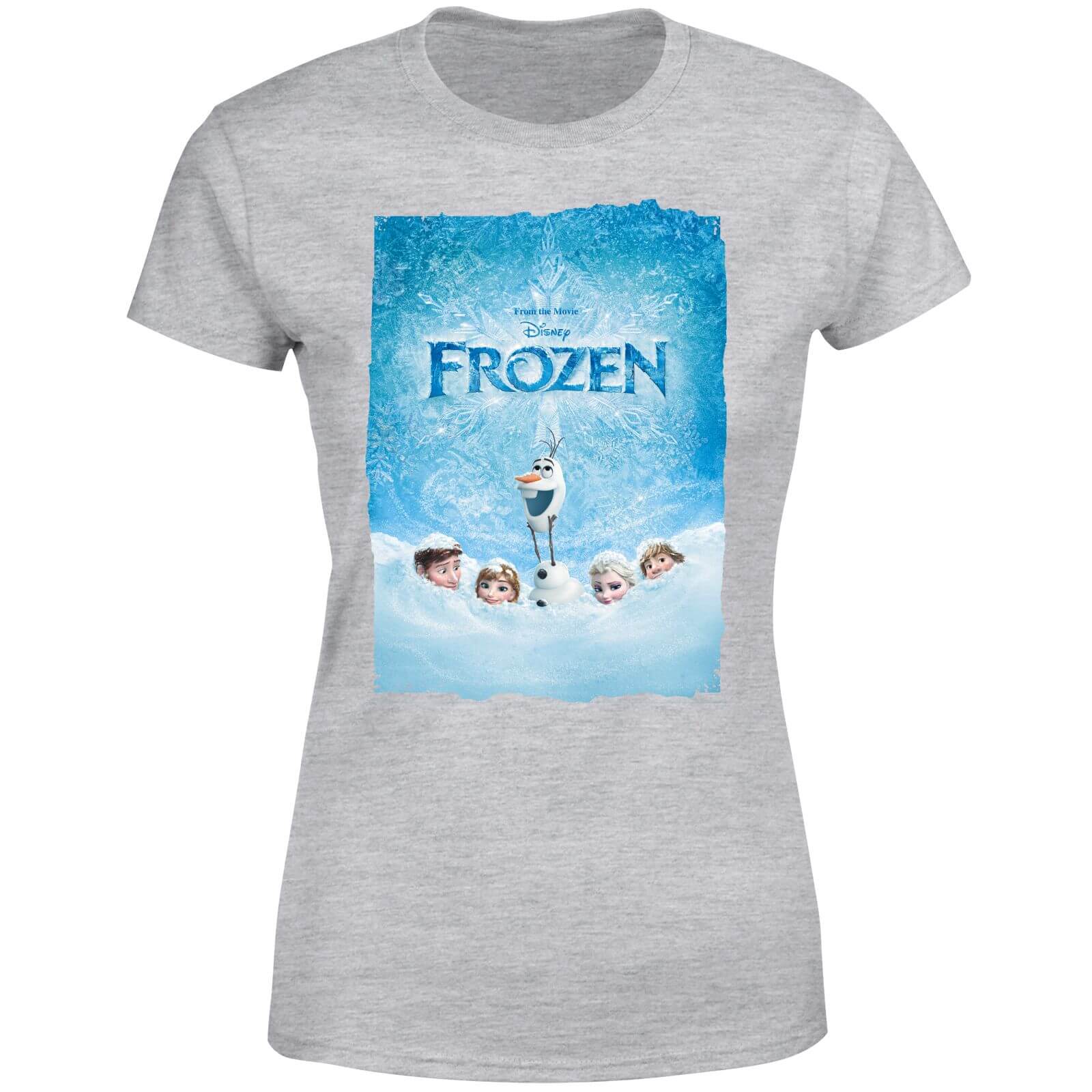 Die Eiskönigin Snow Poster Damen T-Shirt – Grau – S – Grau