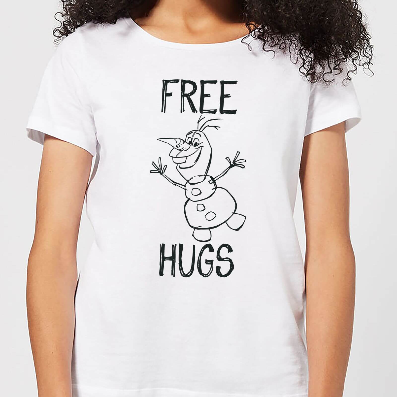 

T-Shirt Disney Frozen Olaf Free Hugs - Bianco - Donna - L