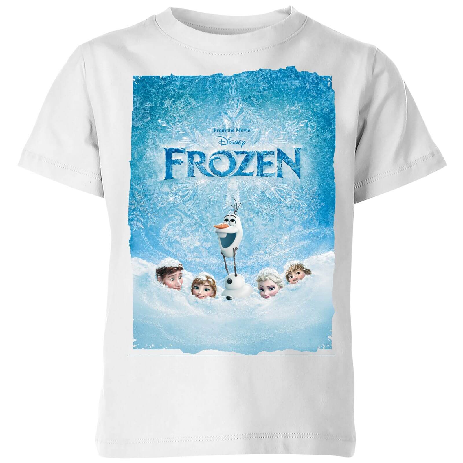 Camiseta Disney Frozen Póster - Niño - Blanco - 11-12 años