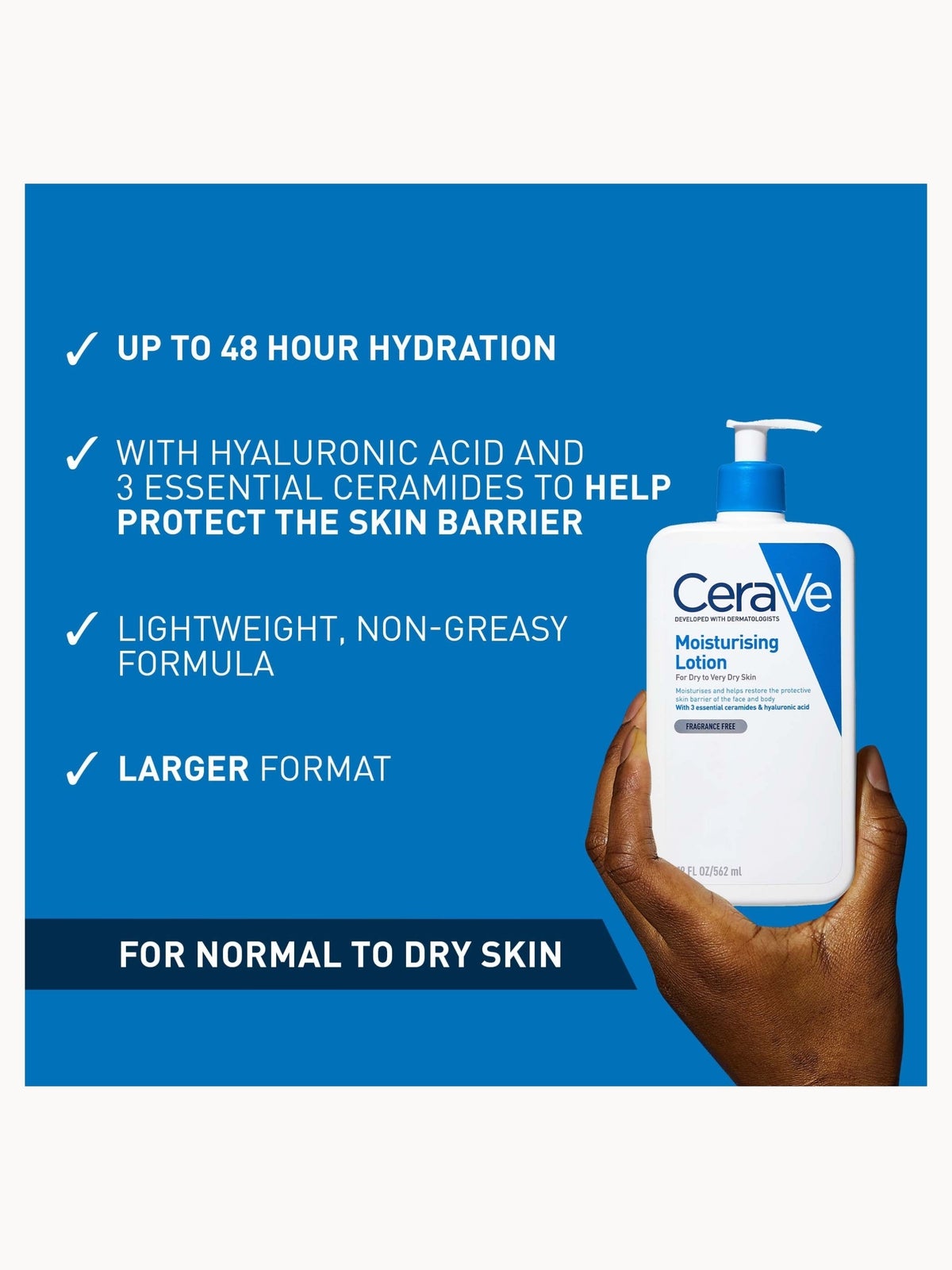 CeraVe Moisturising Lotion for Dry to Very Dry Skin 473ml 4
