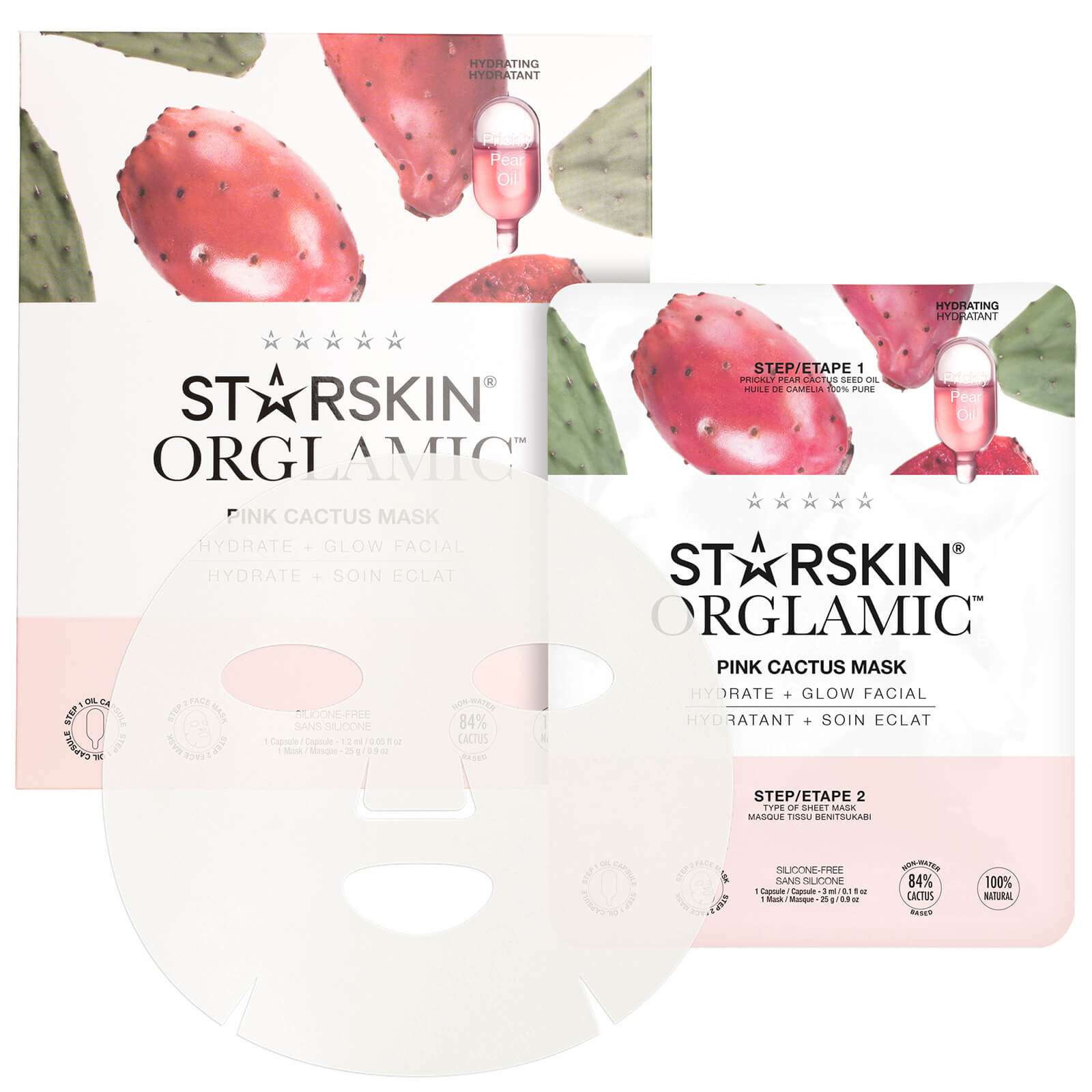 STARSKIN STARSKIN ORGLAMIC PINK CACTUS OIL MASK,SST096