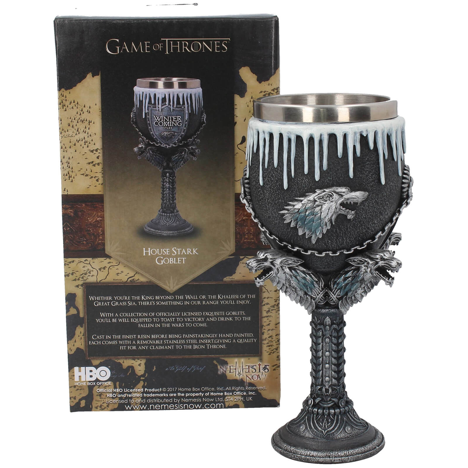 Game of Thrones House Stark Goblet